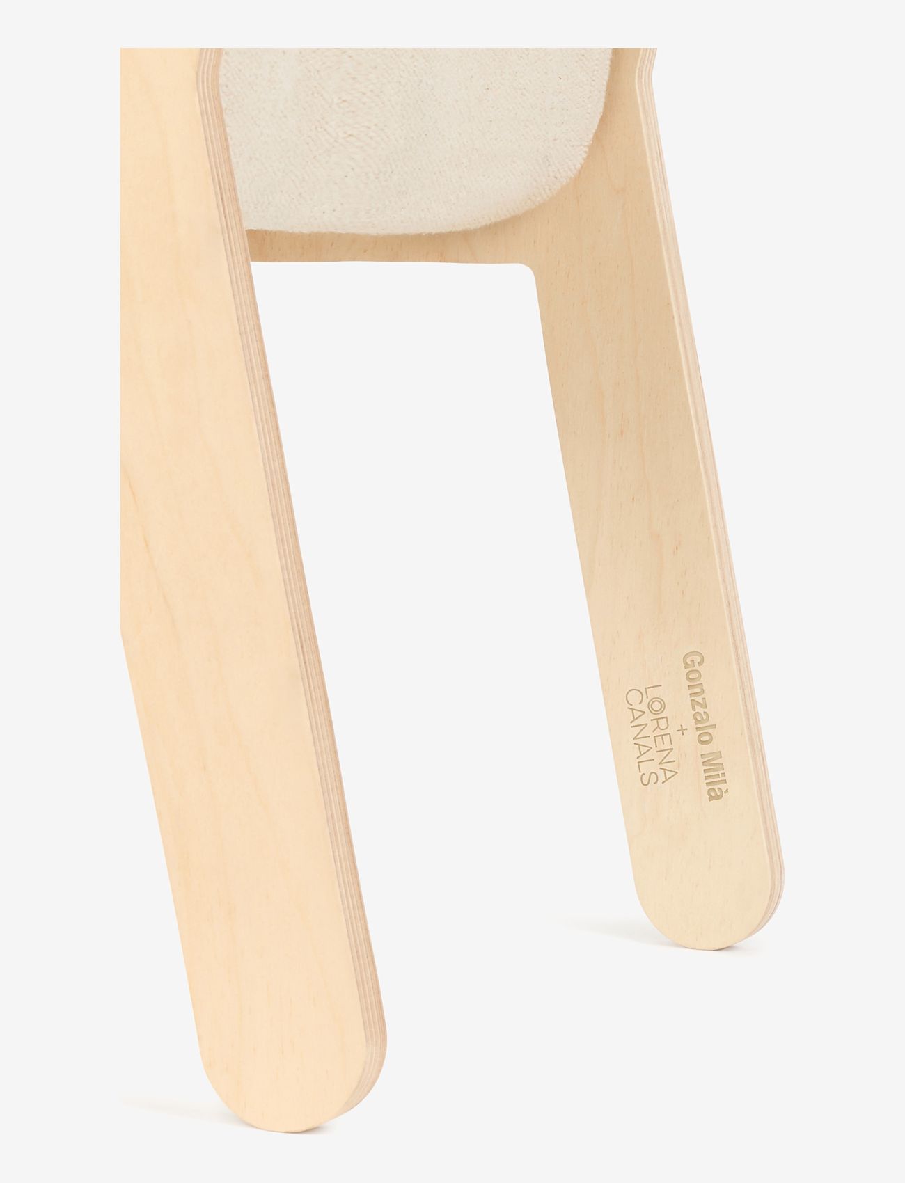 Lorena Canals - Kid's Chair Kaarol Earth Canvas - stühle & hocker - natural, vintage nude, olive, honey, vintage blue, ivory - 4