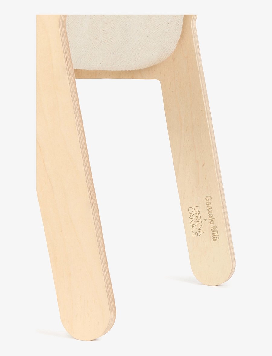 Lorena Canals - Kid's Chair Kaarol Earth Canvas - stühle & hocker - natural, vintage nude, olive, honey, vintage blue, ivory - 4