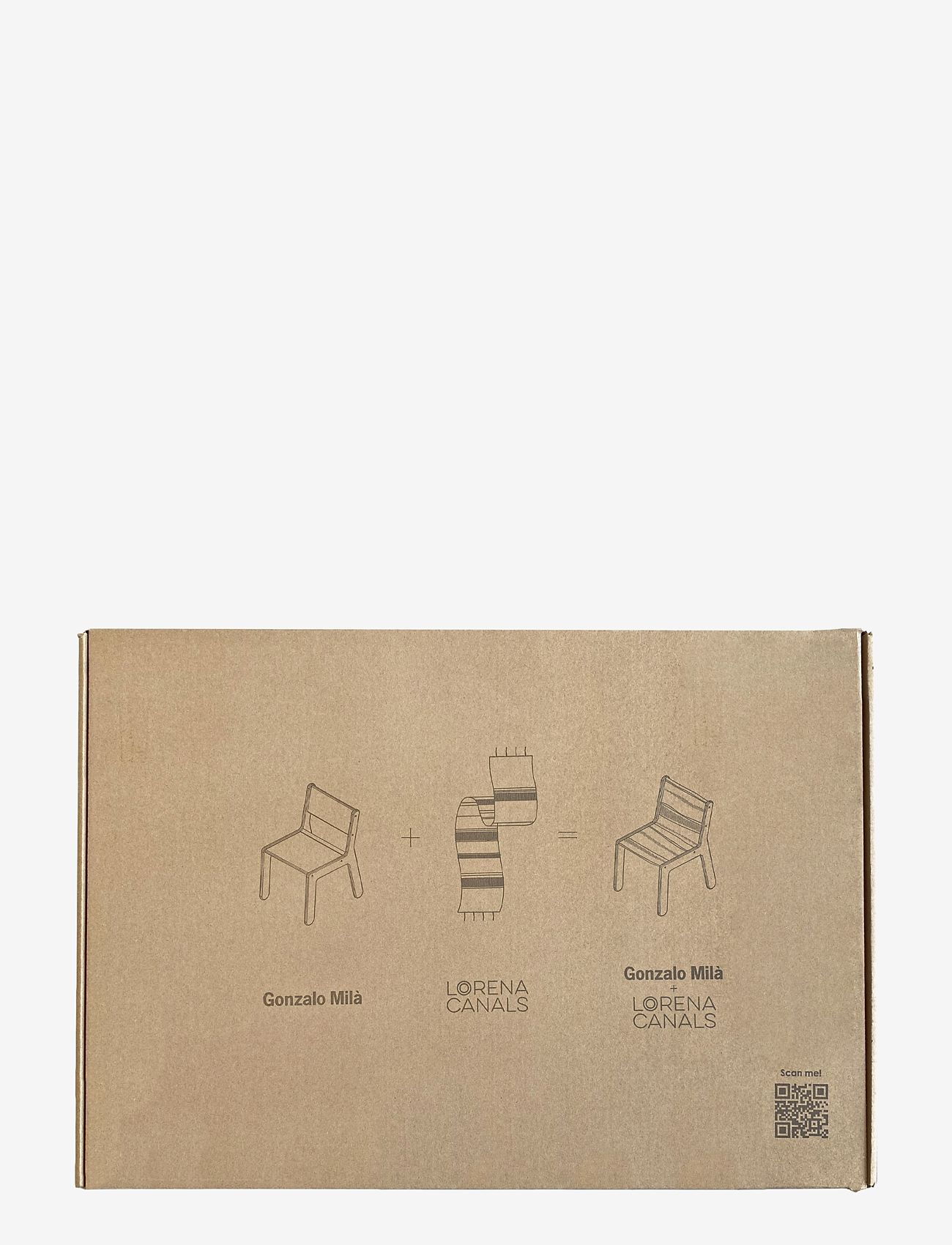 Lorena Canals - Kid's Chair Vintage Blue Canvas - chairs & stools - natural, vintage blue - 2