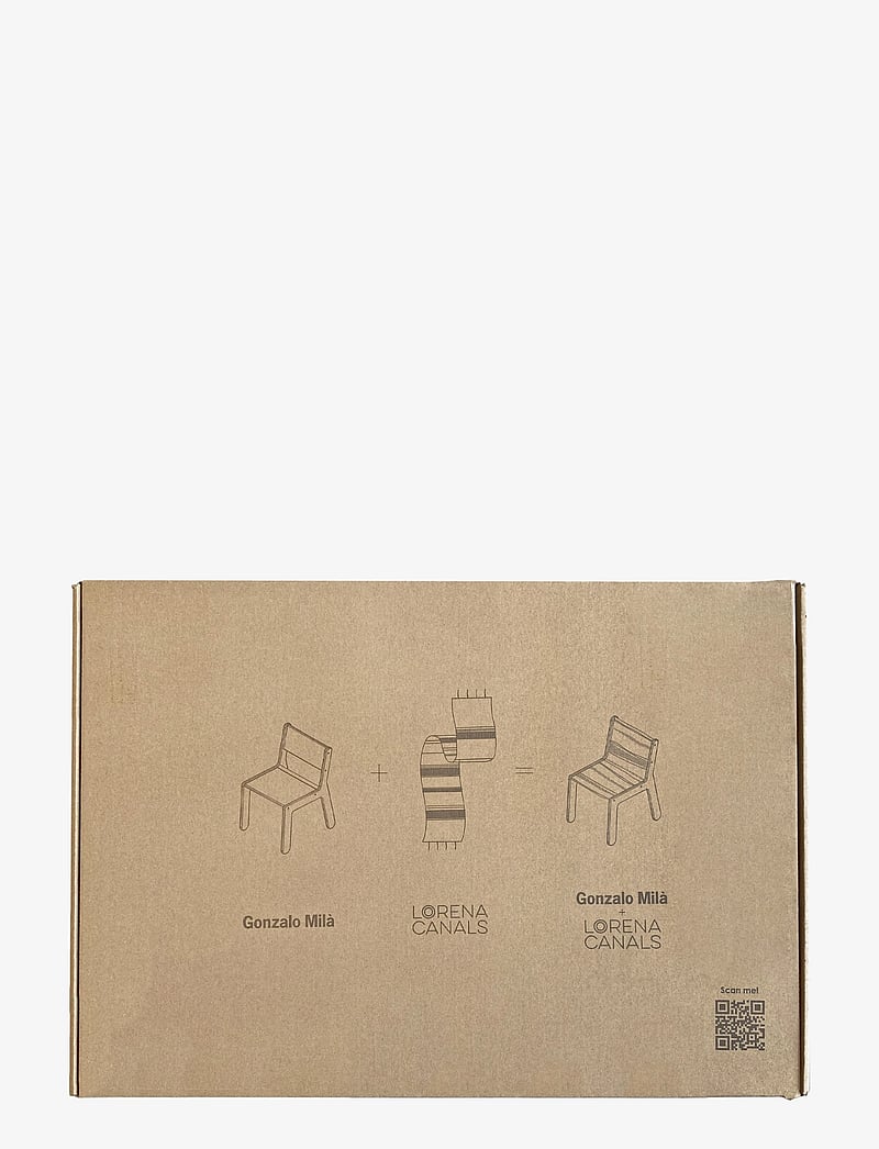 Lorena Canals - Kid's Chair Vintage Blue Canvas - chairs & stools - natural, vintage blue - 2