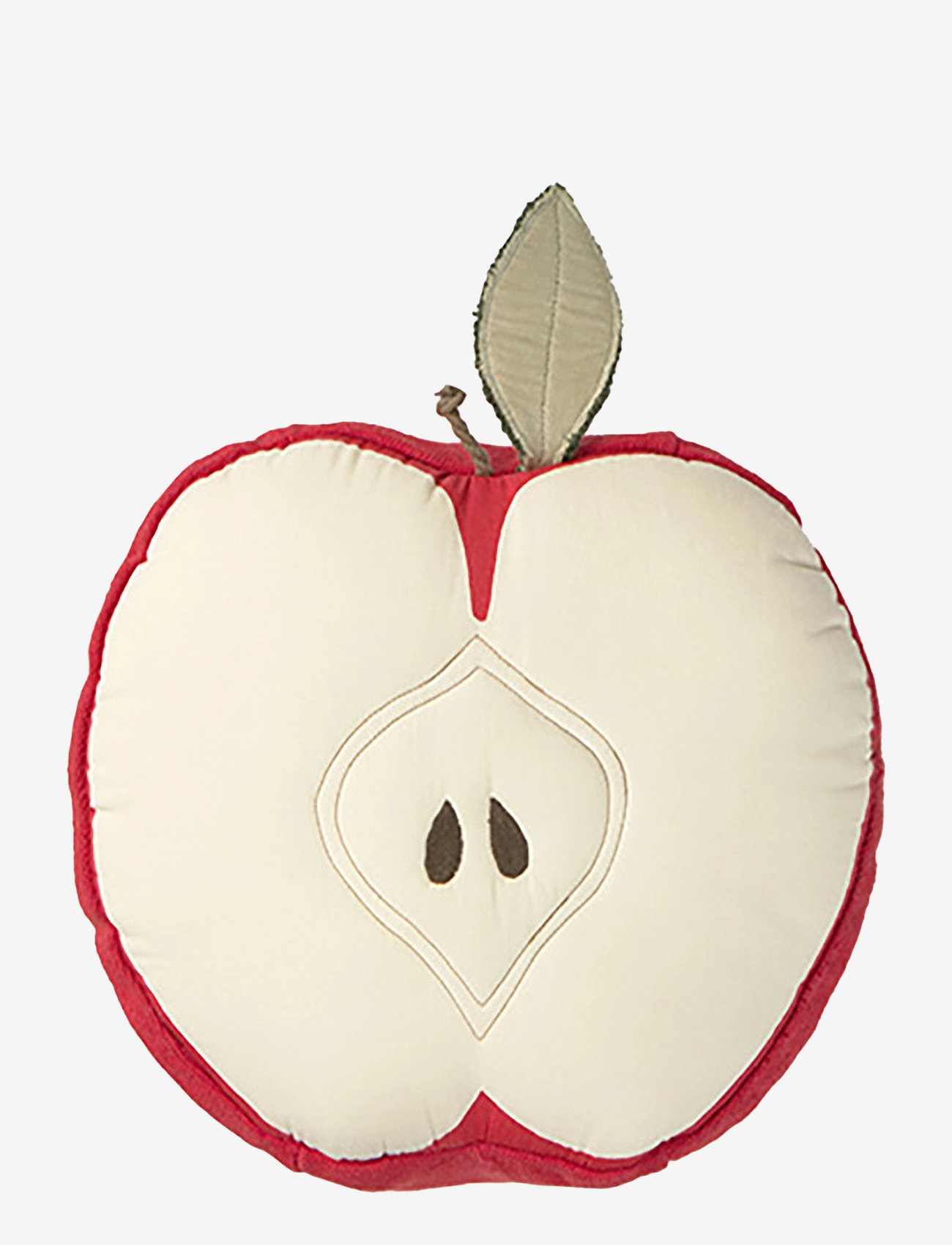 Lorena Canals - Cushion Apple - dekorative kissen - natura, red, grey - 1
