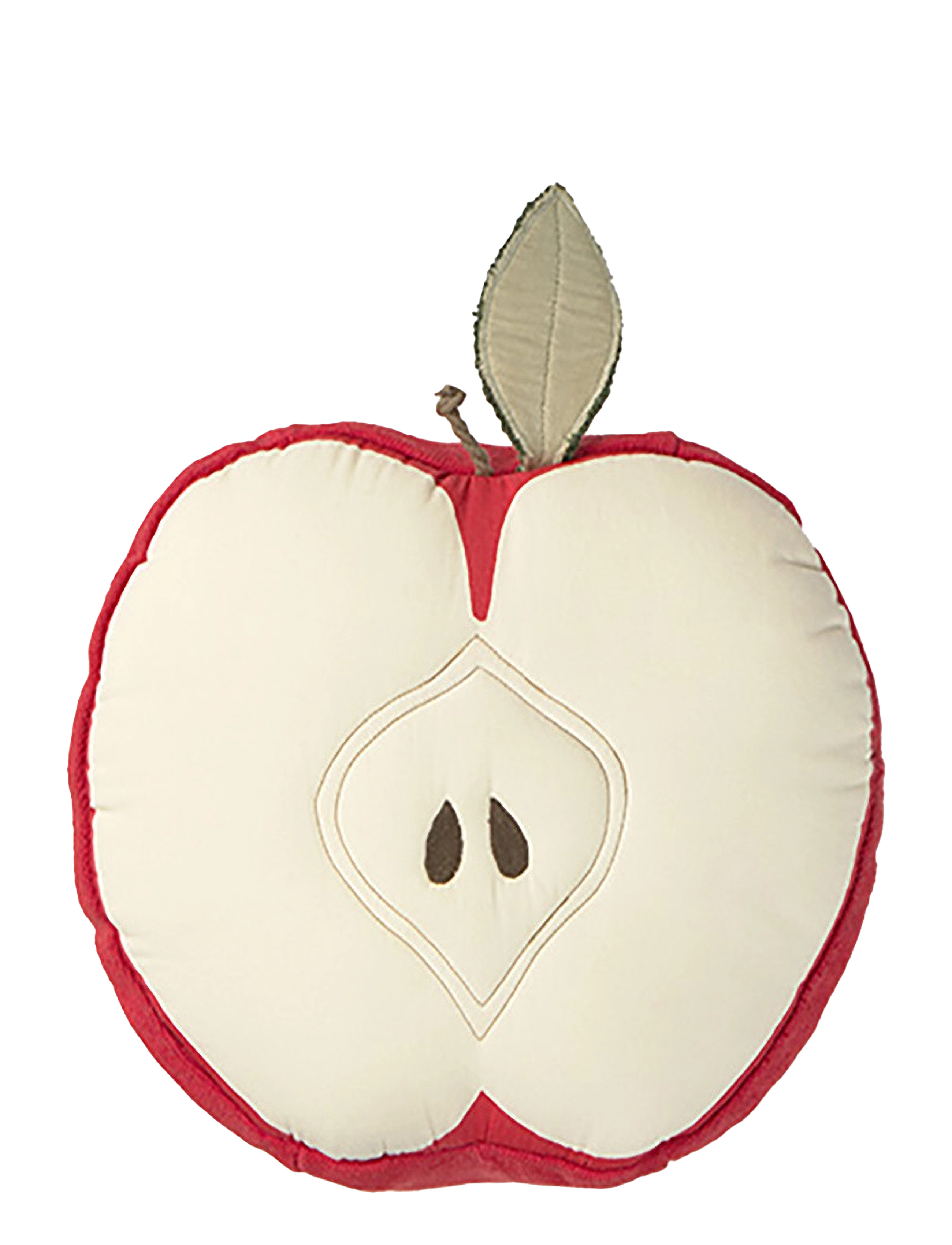 Lorena Canals Cushion Apple - Lorena Canals - NATURA, RED, GREY / red