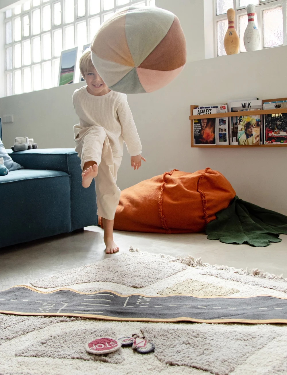 Lorena Canals - Cushion Ball - kott-toolid - multicolour - 0