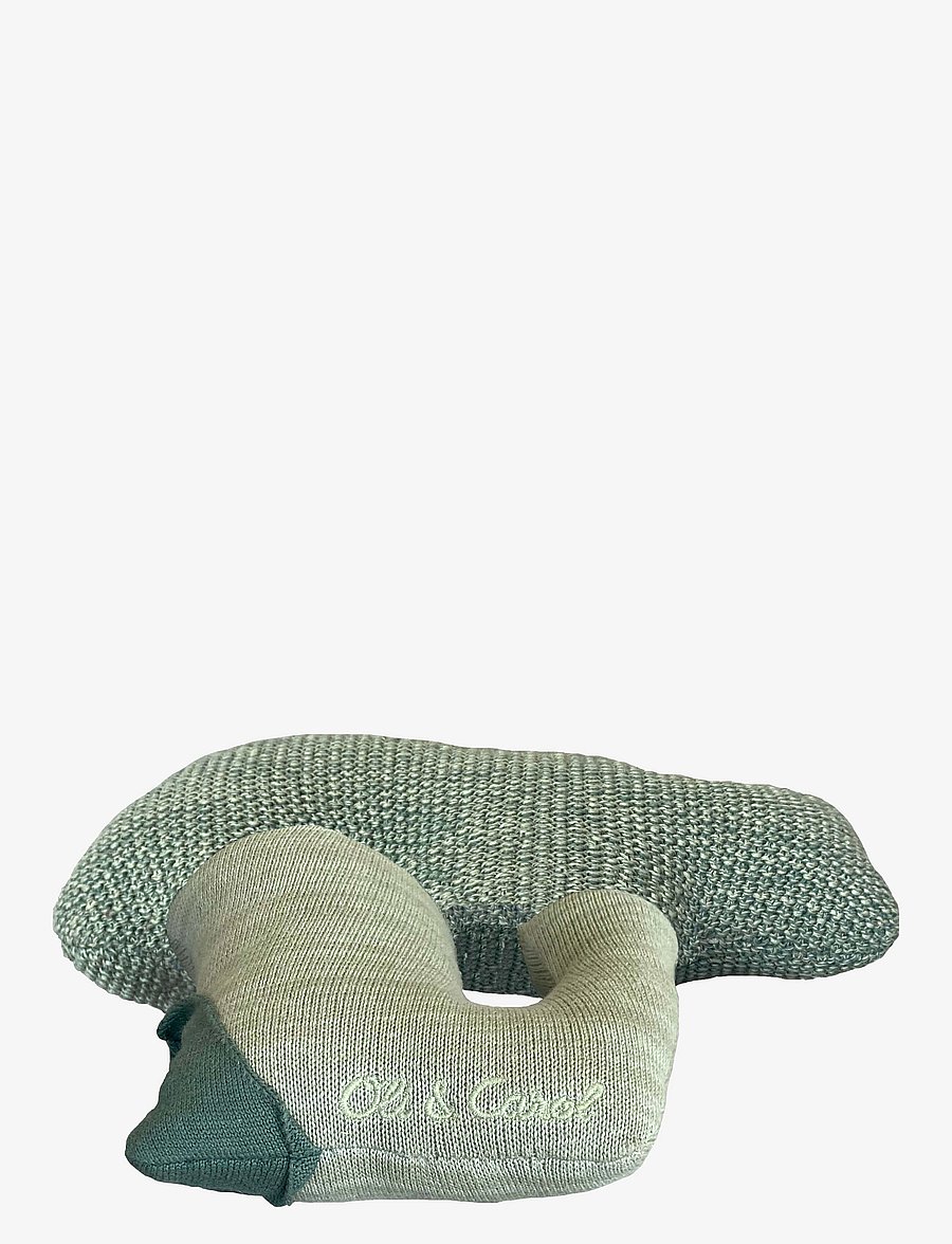 Lorena Canals - Knitted cushion Brucy the Broccoli - dekorative kissen - dark green, light green - 1