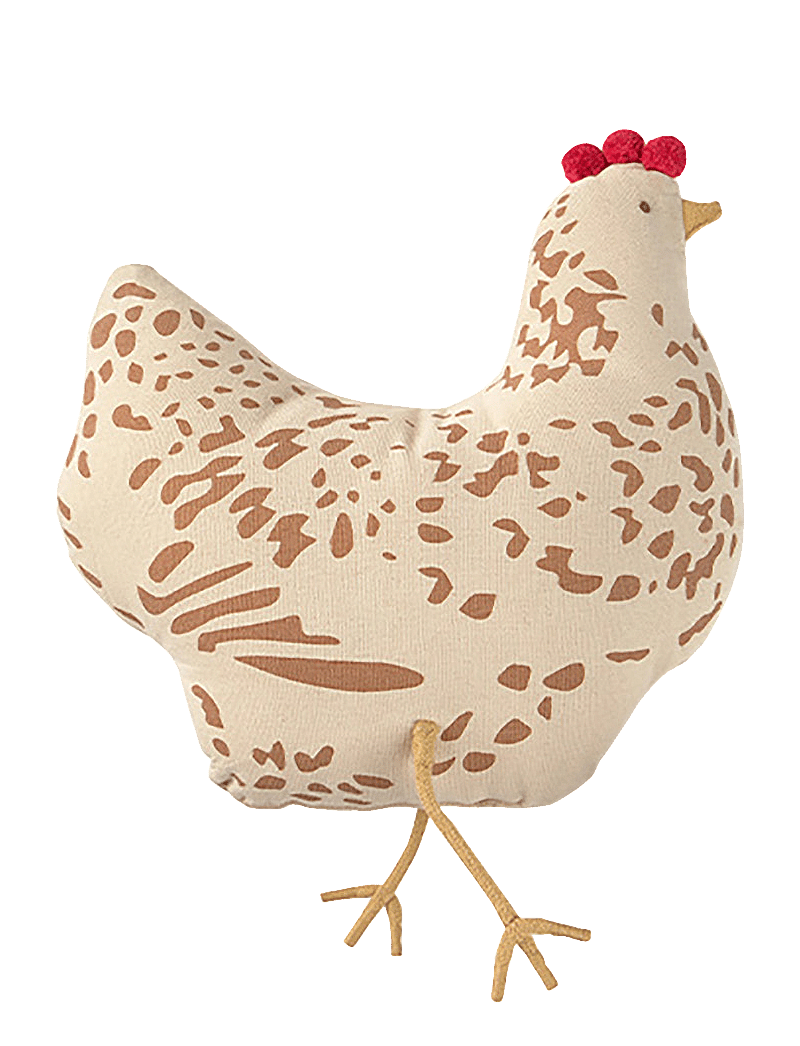 Lorena Canals - Cushion Chicken - pyntepuder - natural, chestnut, honey, dark grey - 1