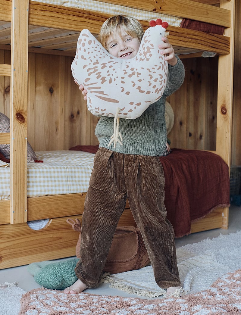 Lorena Canals - Cushion Chicken - pyntepuder - natural, chestnut, honey, dark grey - 0