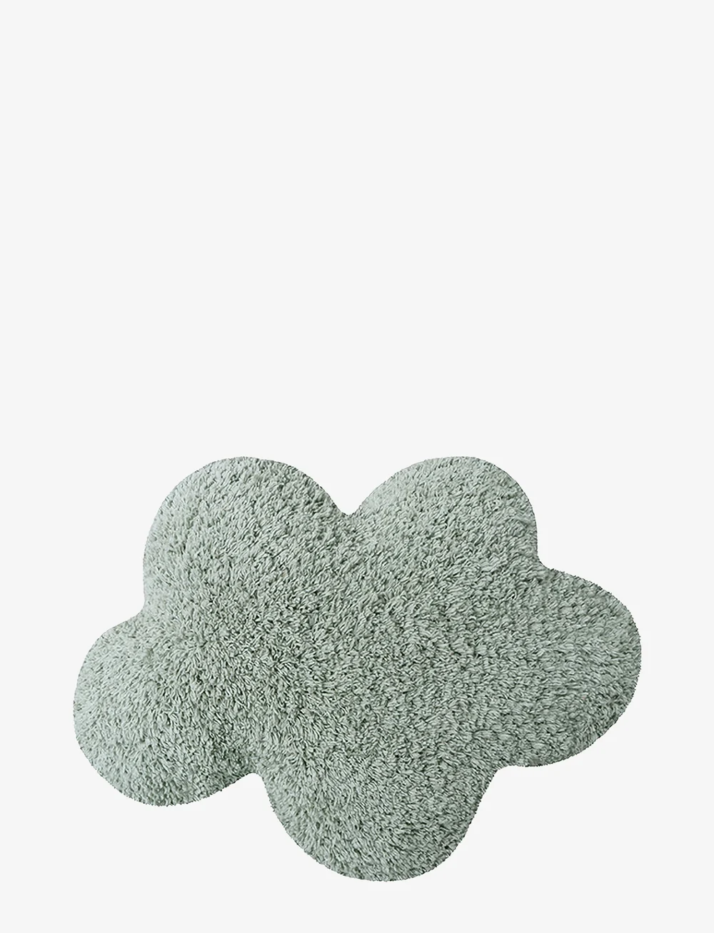 Lorena Canals - Floor cushion Clouds Blue Sage - throw pillows - blue sage - 0