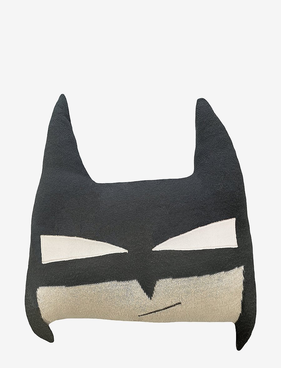Lorena Canals - Knitted cushion BatBoy - dekorative kissen - charcoal grey - 0