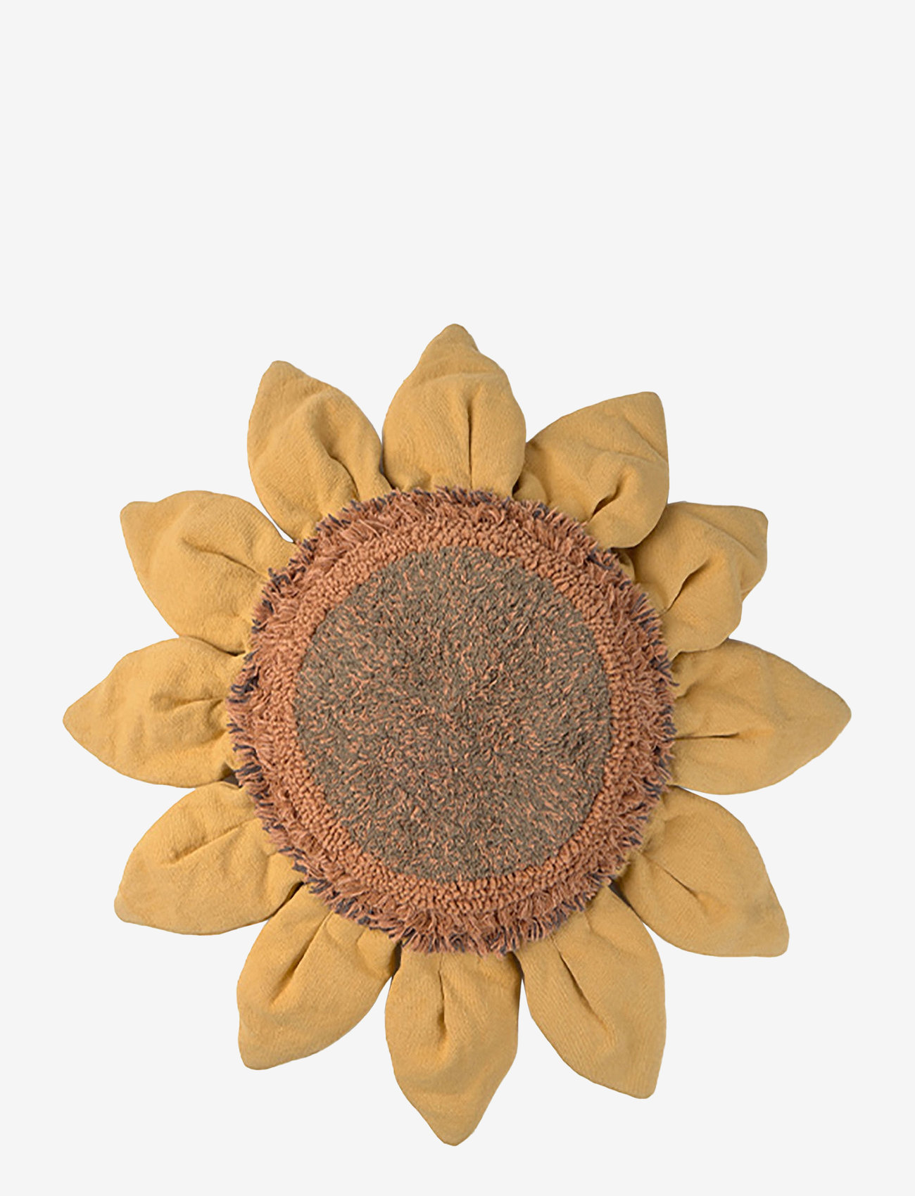 Lorena Canals - Floor cushion Sunflower - chestnut, dark grey, toffee, soilbrown, honey, olive - 1