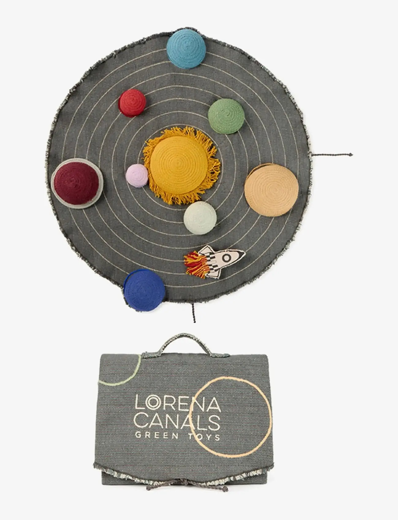 Lorena Canals - Solar System Toy Set - pyöreät matot - mustard, honey, burgundy, petroliem, electric blue, medium green, mint, red, mmalwa - 0