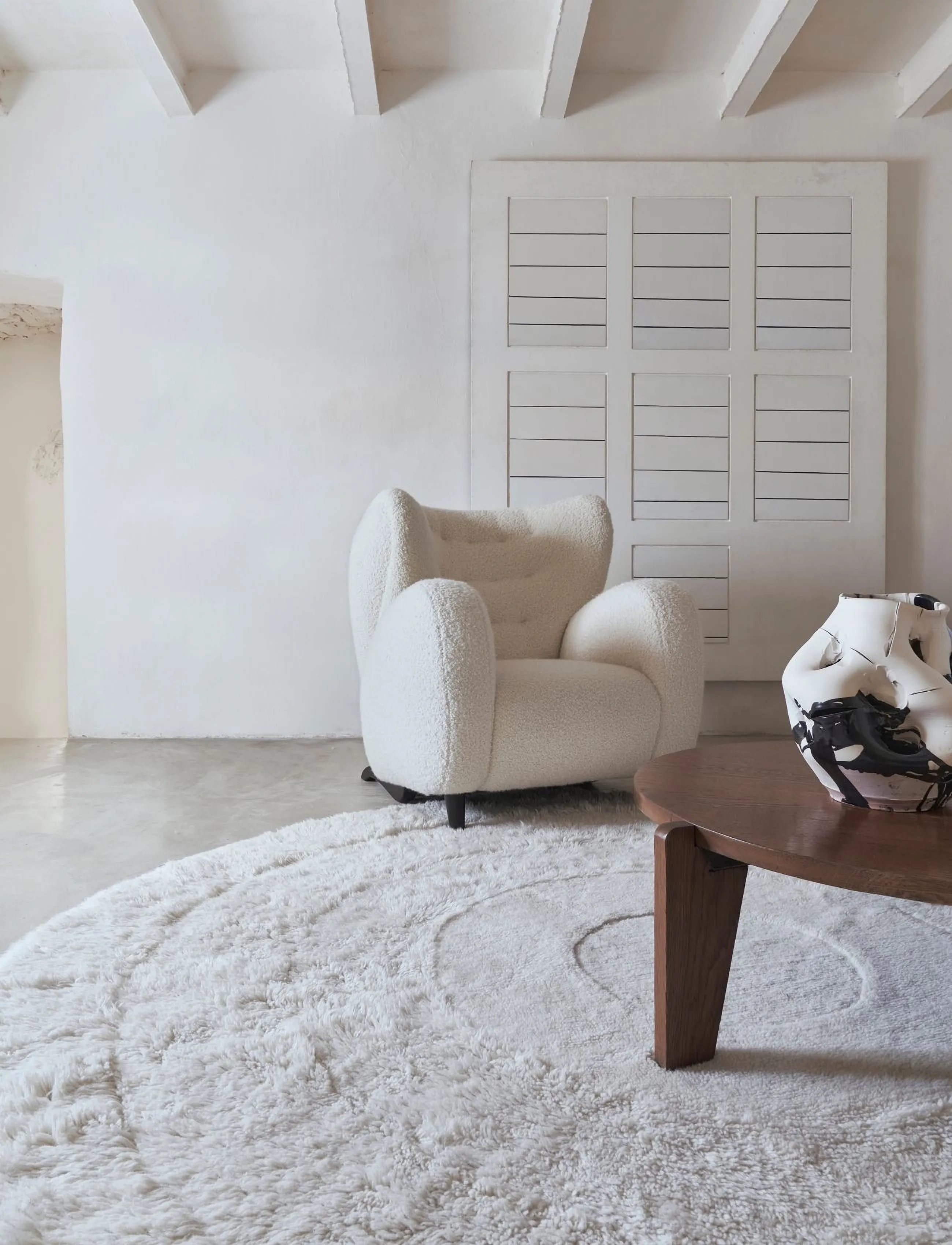 Lorena Canals - Woolable rug Arctic Circle - Sheep White - wollteppiche - sheep white - 4