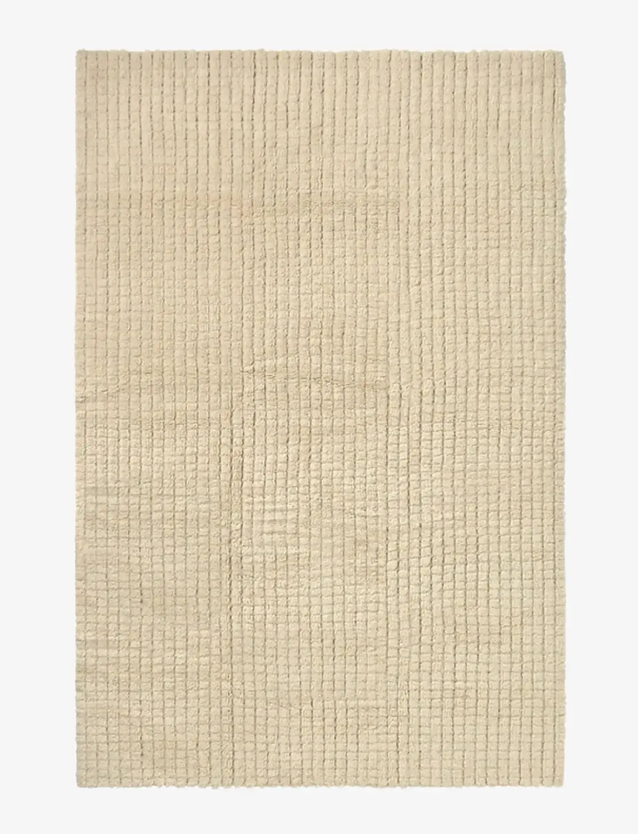 Lorena Canals - Wool Runner Rug Net - ullmattor - natural canvas, natural,sea shell - 1