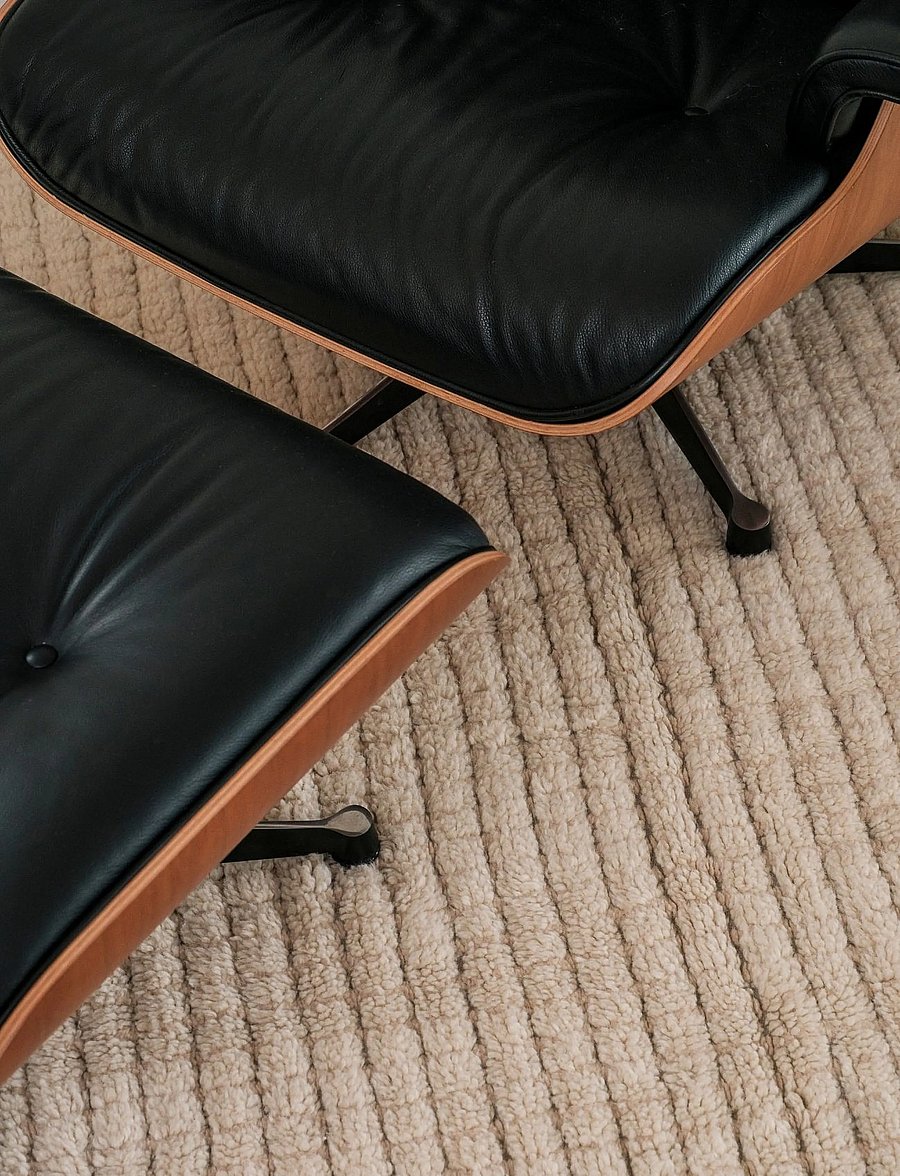 Lorena Canals - Wool Runner Rug Net - wollteppiche - natural canvas, natural,sea shell - 3