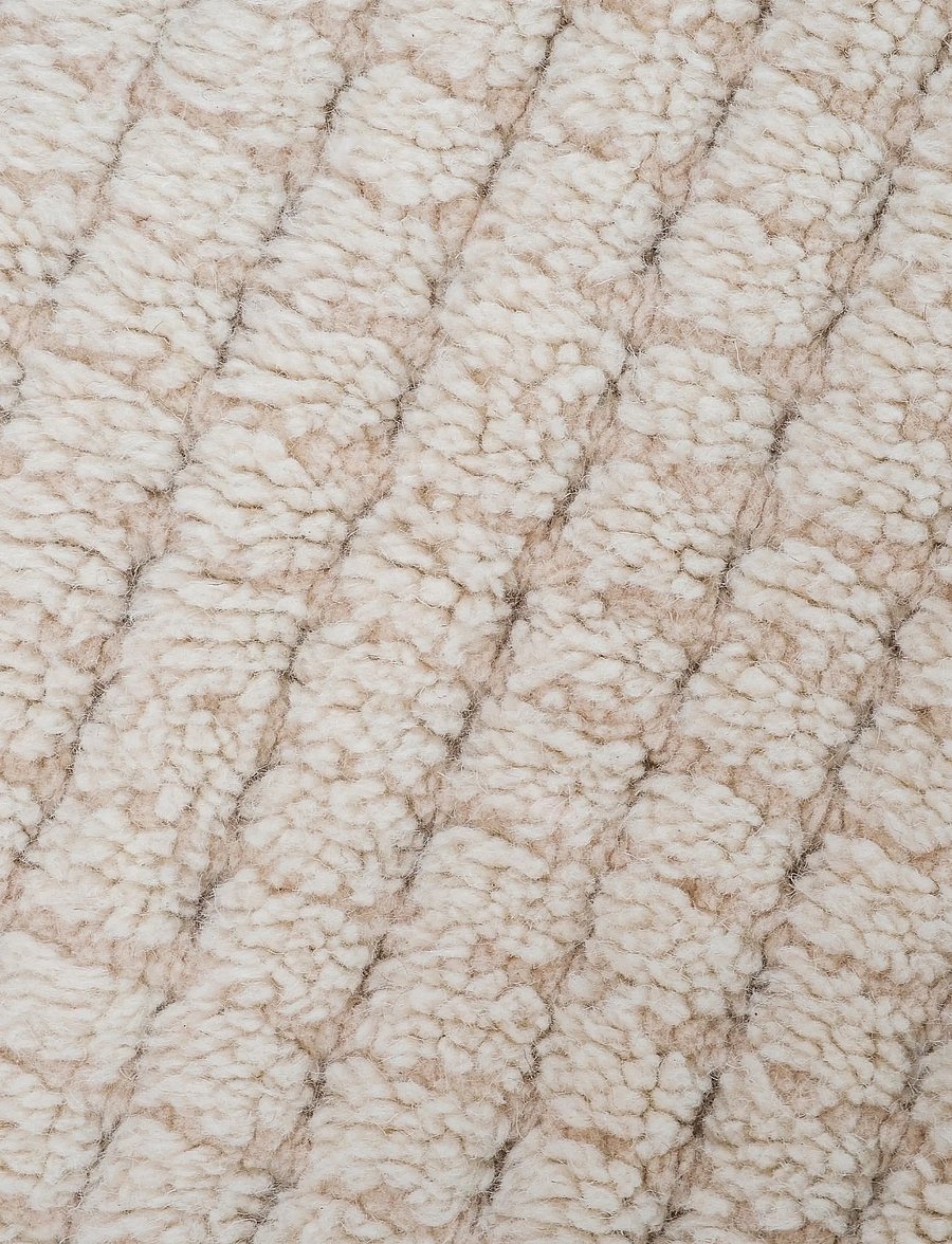 Lorena Canals - Wool Runner Rug Net - wollteppiche - natural canvas, natural,sea shell - 4