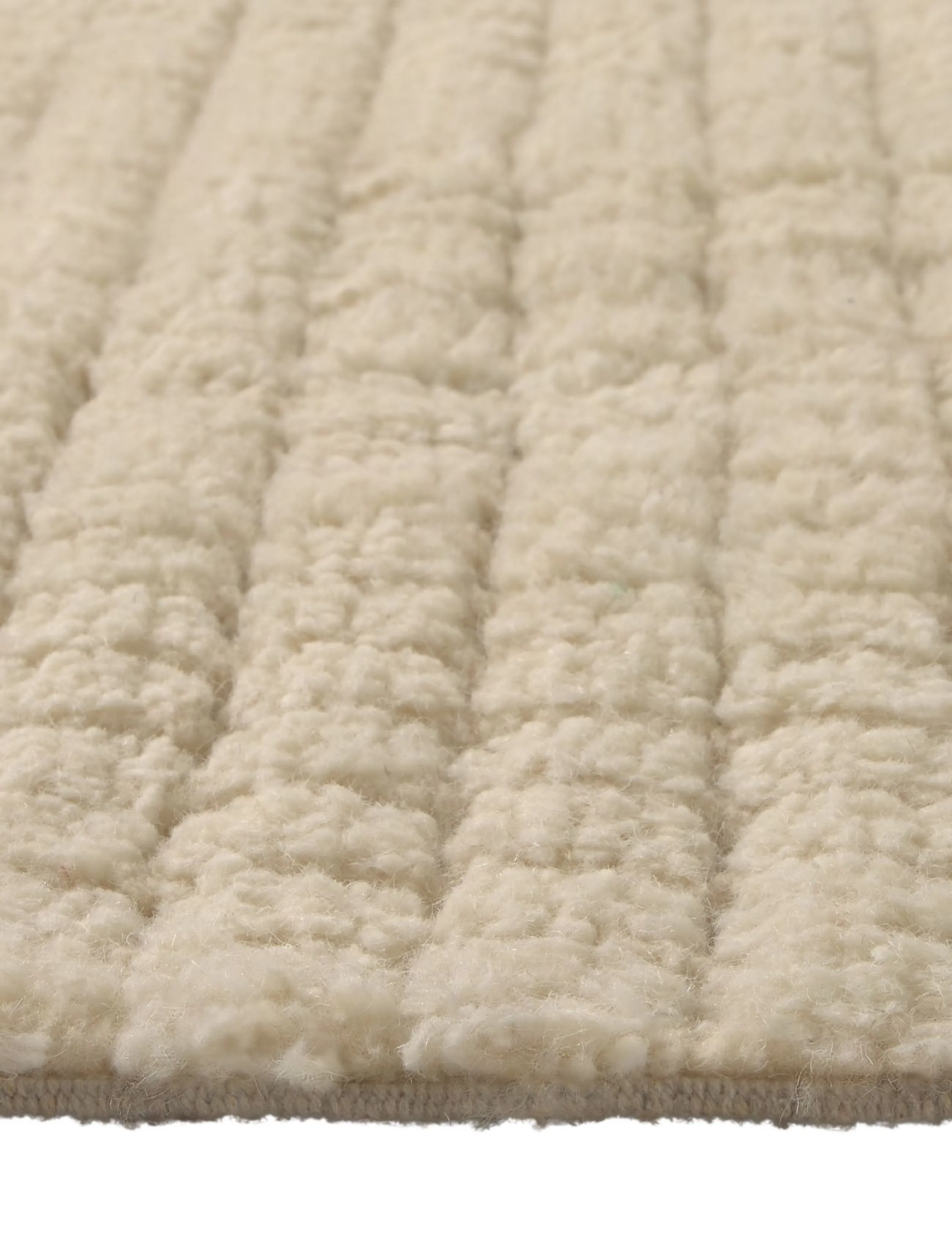 Lorena Canals - Wool Rug Net - wollteppiche - natural canvas, natural,sea shell - 4