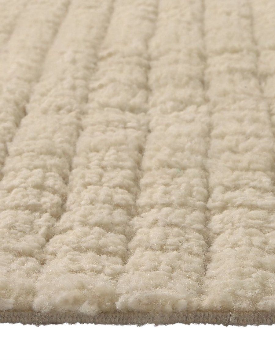 Lorena Canals - Wool Rug Net - wollteppiche - natural canvas, natural,sea shell - 4