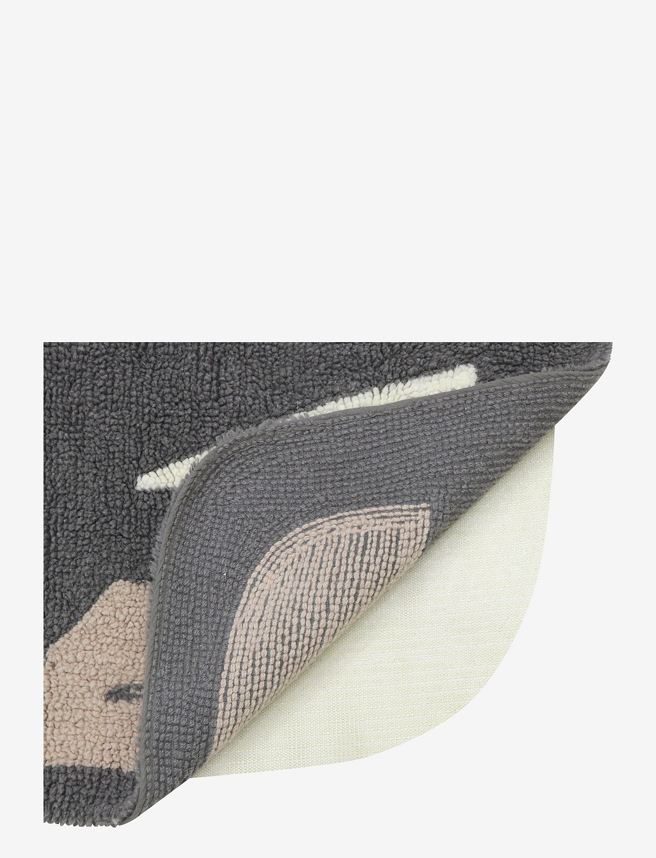 Lorena Canals - Woolable rug BatBoy - vaibad - charcoal, misty rose, natural - 1