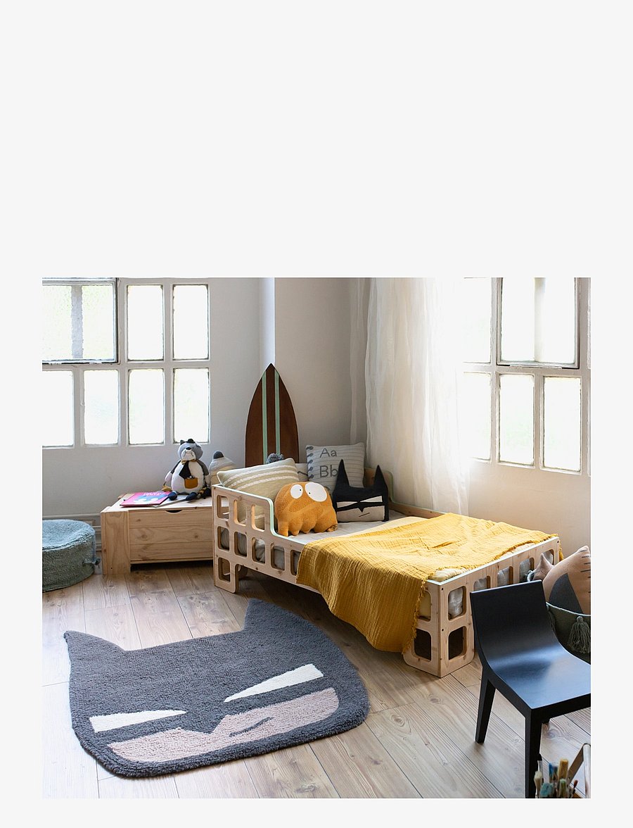 Lorena Canals - Woolable rug BatBoy - asymmetrische teppiche - charcoal, misty rose, natural - 2