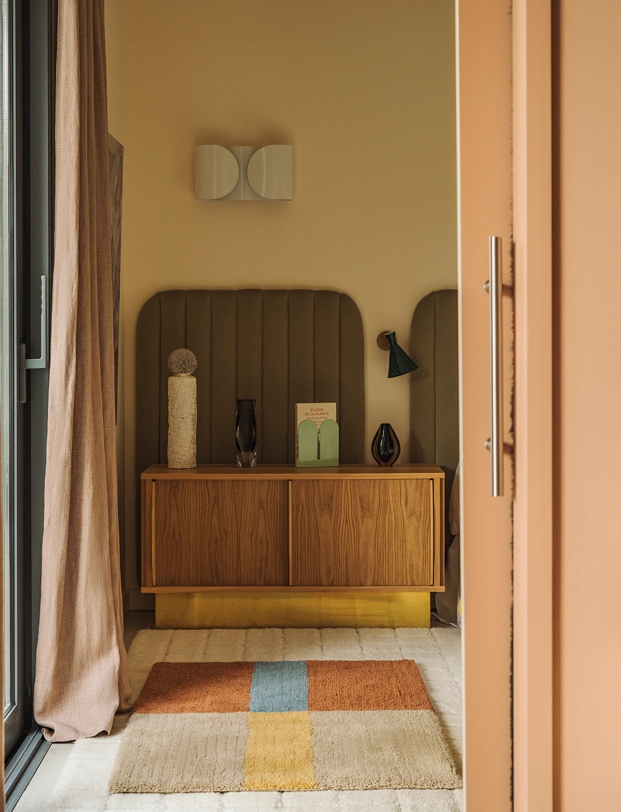 Lorena Canals Wool Rug Chroma Cinnamon, 80X 140 cm, Rugs & Carpets, Beige - Rugs, Homeware
