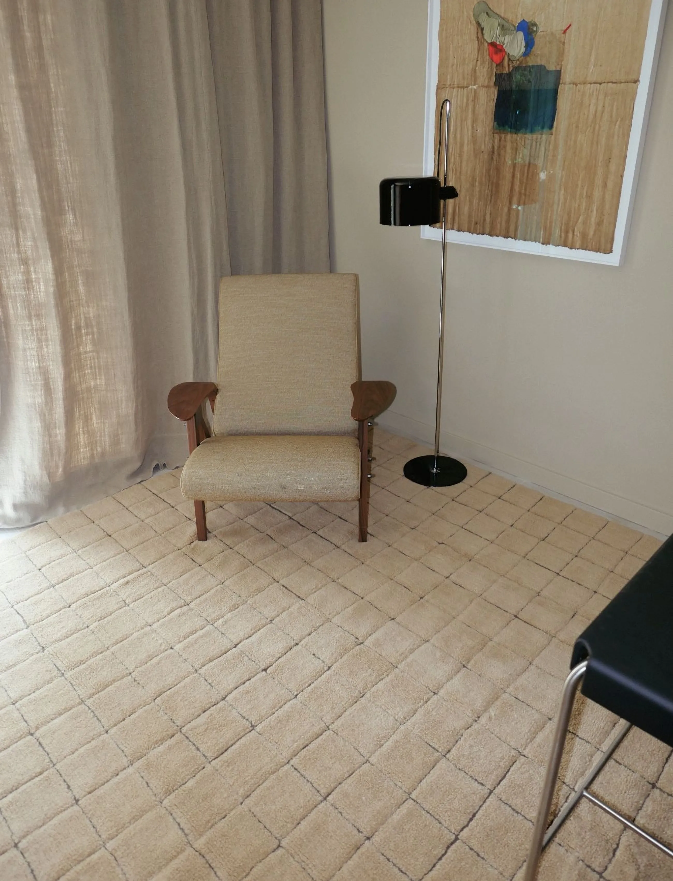 Lorena Canals Woolable Rug Mosaic Amber, 170X 240 cm, Rugs & Carpets, Beige - Wool Rugs, Homeware