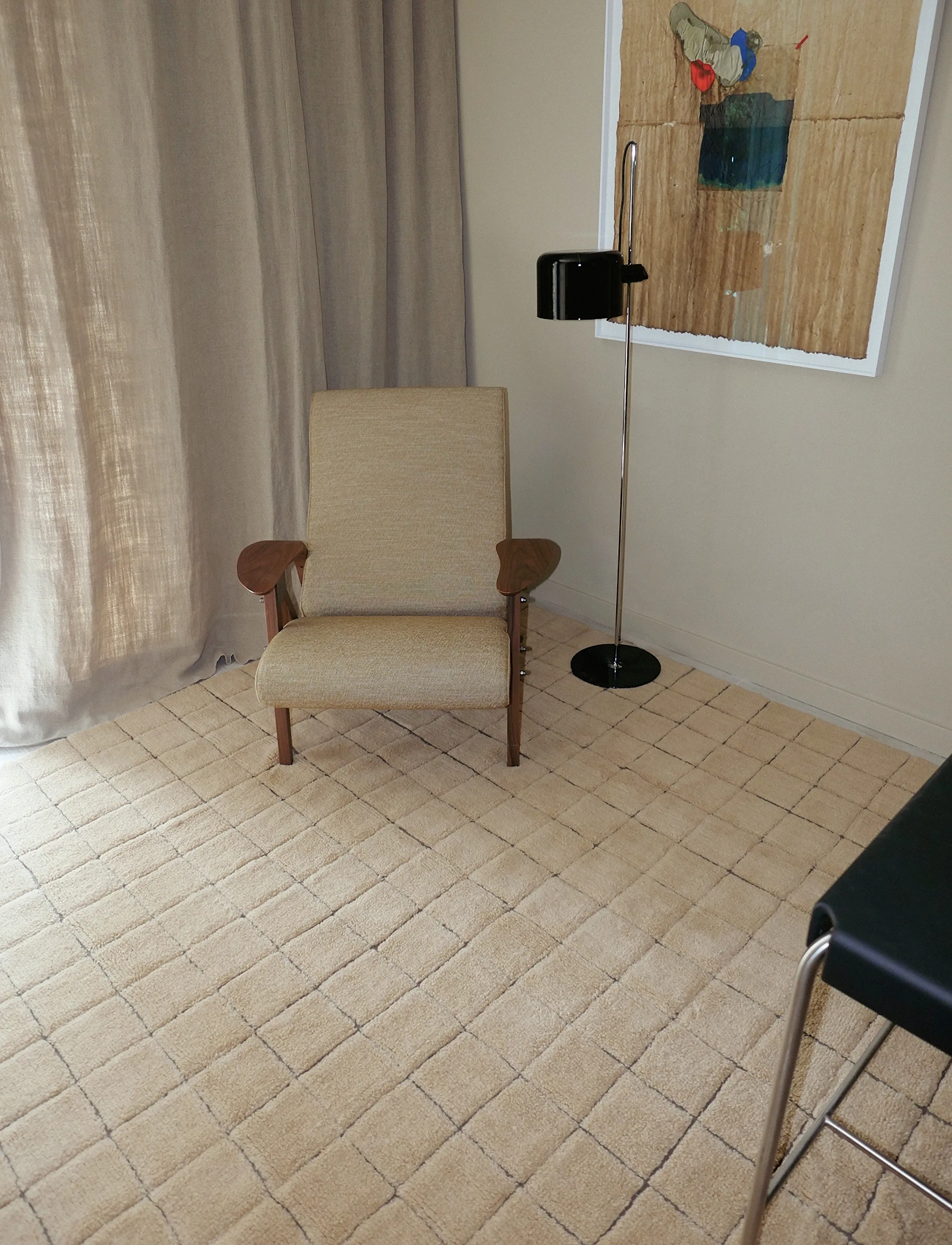 Lorena Canals Woolable Rug Runner Mosaic Amber, 80X 230 cm, Rugs & Carpets, Beige - Hallway Runners, Homeware