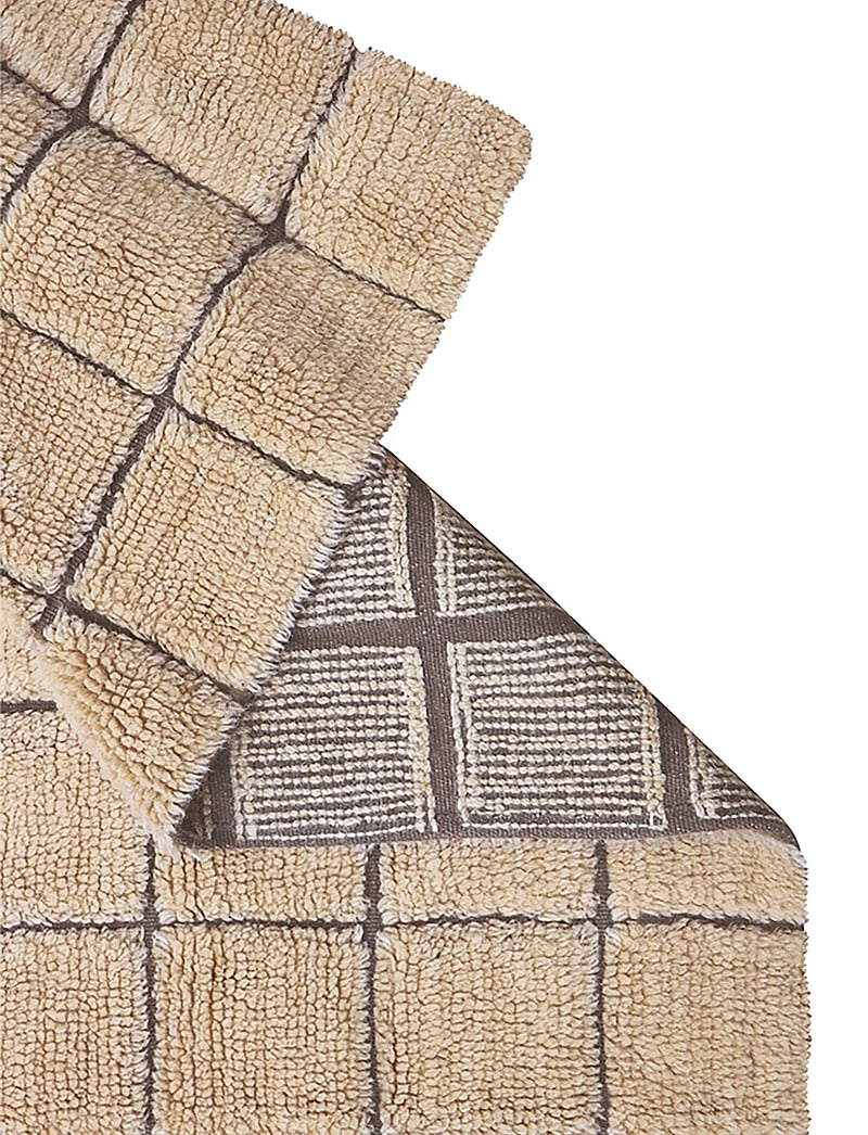 Lorena Canals - Woolable rug runner Mosaic Amber - hallway runners - amber wool, soil brown, nat mixed canvas - 5