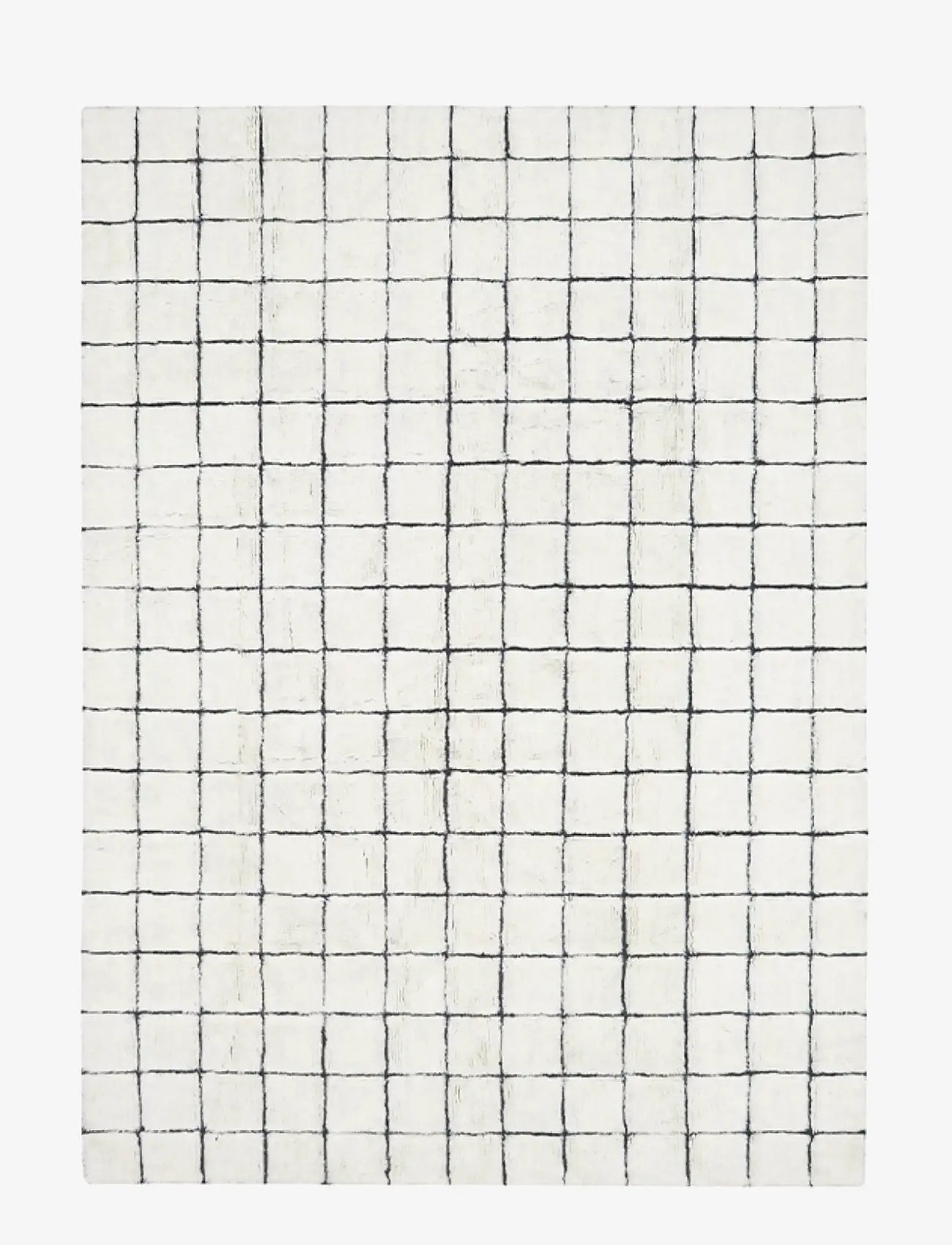 Lorena Canals - Woolable rug Mosaic Natural - bomuldstæpper & kludetæpper - natural wool, canvas dark grey, nat mixed canvas - 1