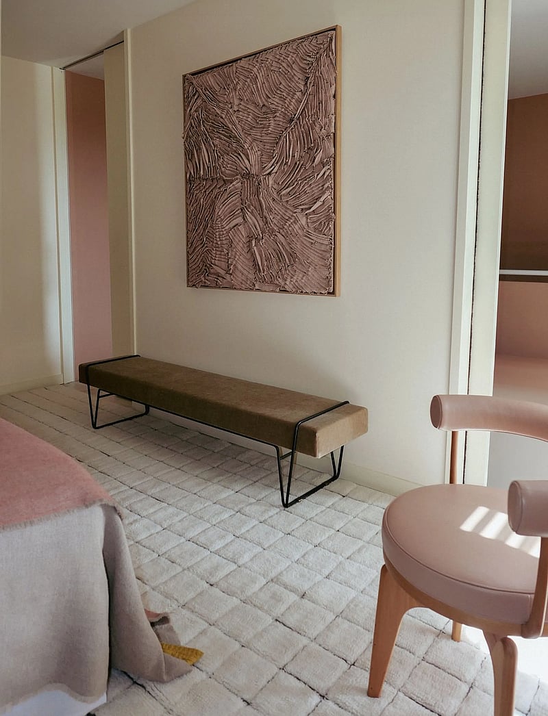 Lorena Canals - Woolable rug Mosaic Natural - bomuldstæpper & kludetæpper - natural wool, canvas dark grey, nat mixed canvas - 0