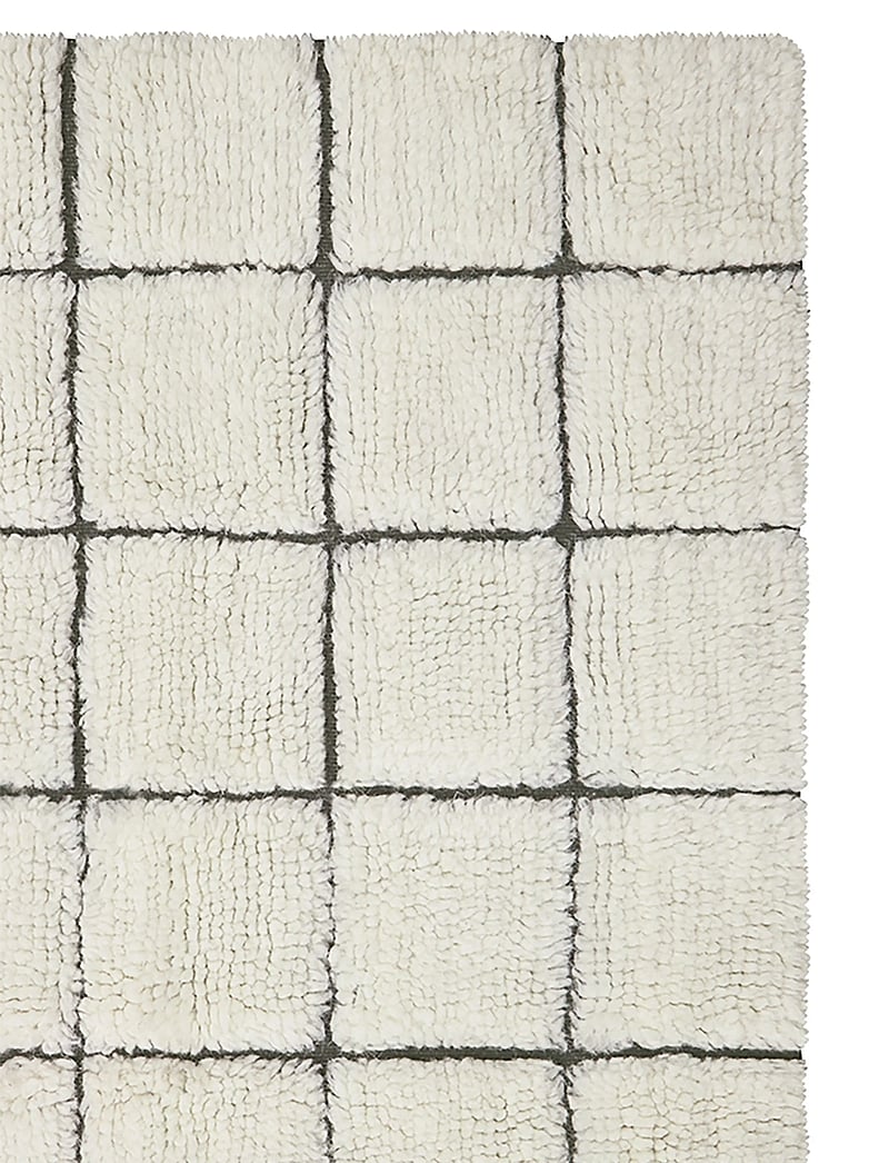 Lorena Canals - Woolable rug runner Mosaic Natural - entreløbere - natural wool, canvas dark grey, nat mixed canvas - 4
