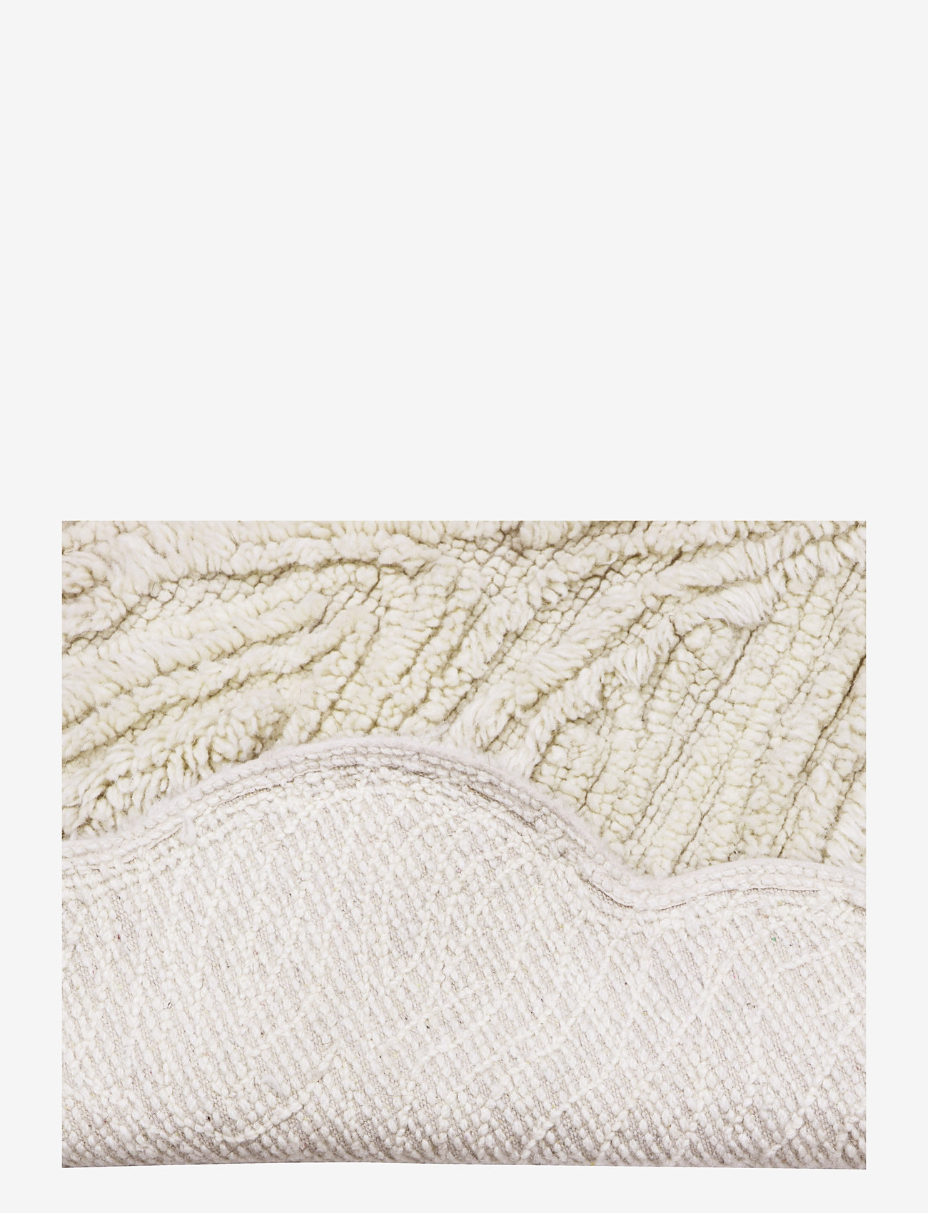 Lorena Canals - Woolable rug Pink Nose Sheep - asymmetric rugs - sheep white, frosted rose, almond frost - 1