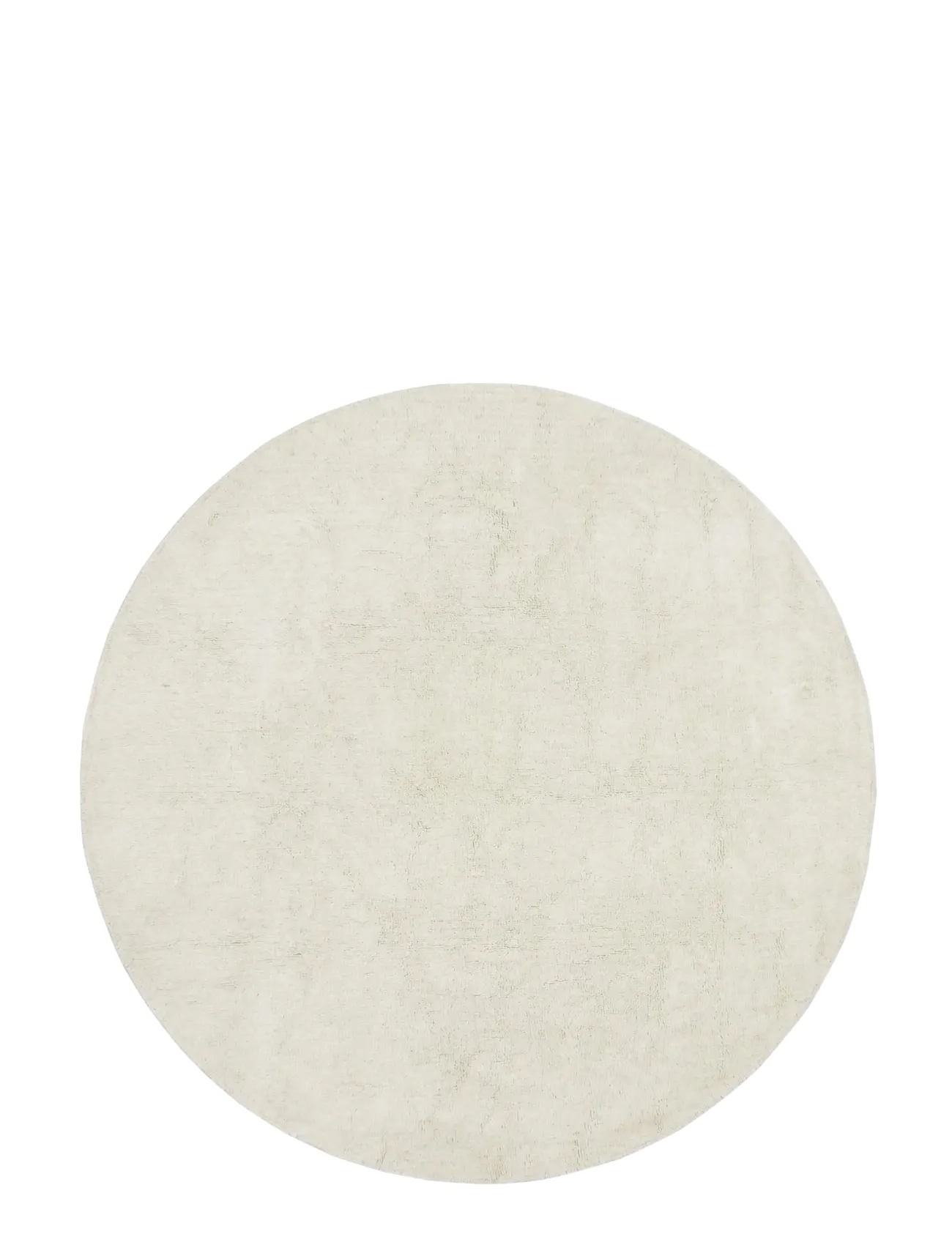 Lorena Canals Woolable Rug Rond Natural, Uldtæppe, Creme, Str: 180X 180CM