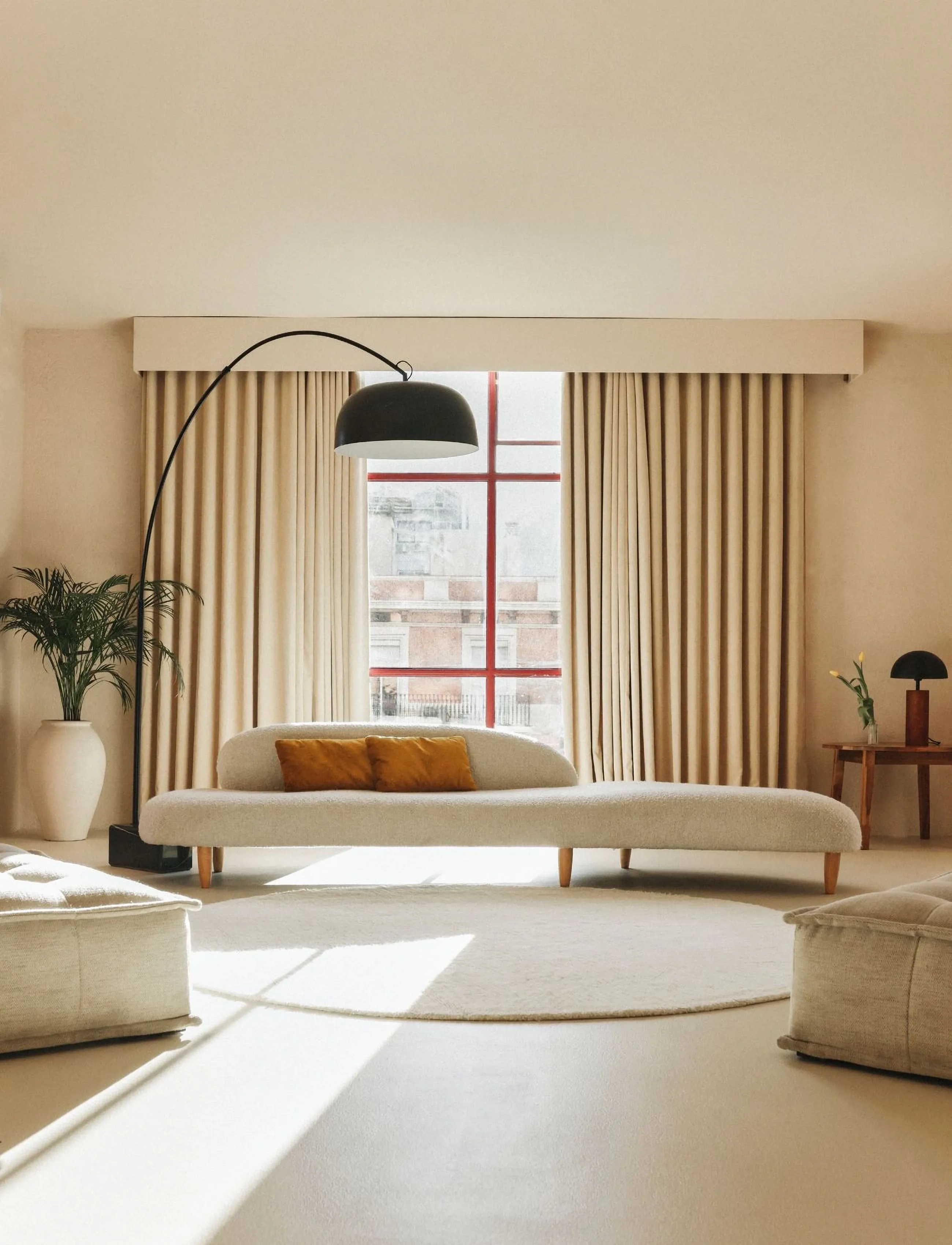 Lorena Canals Woolable Rug Rond Natural, 180X 180 cm, Rugs & Carpets, Creme - Wool Rugs, Homeware