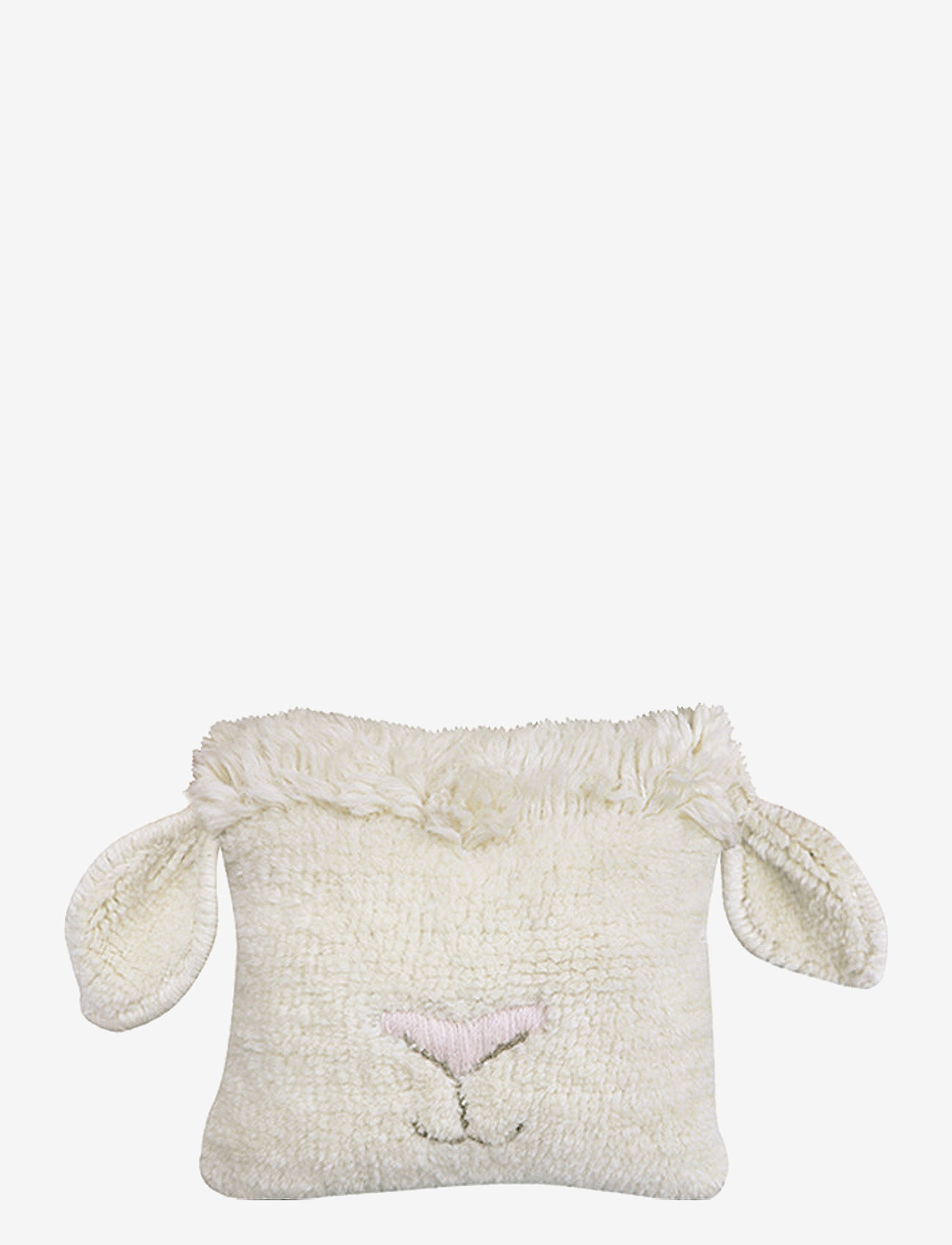 Lorena Canals - Woolable cushion Pink Nose Sheep - pyntepuder - natural - 0