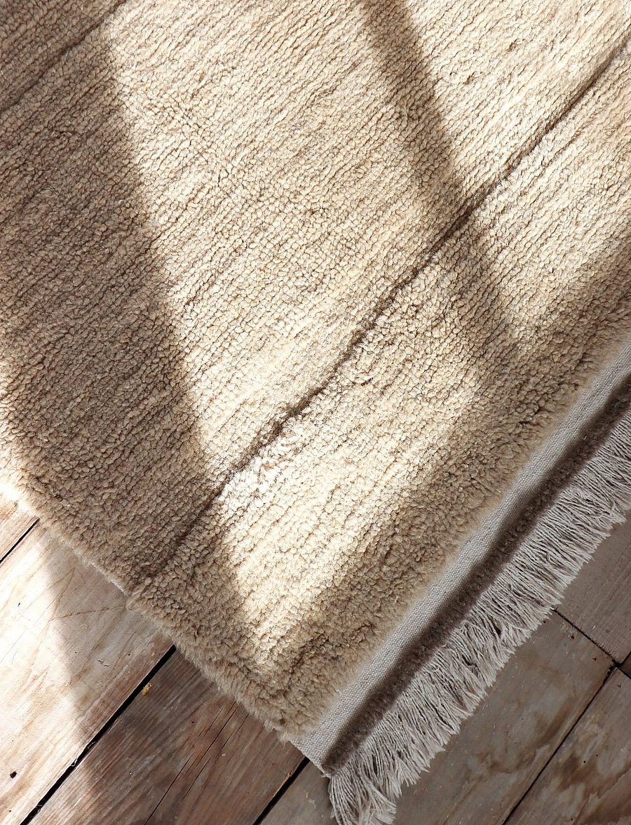 Lorena Canals - Woolable rug Steppe - Sheep Beige - uldtæpper - sheep beige - 3