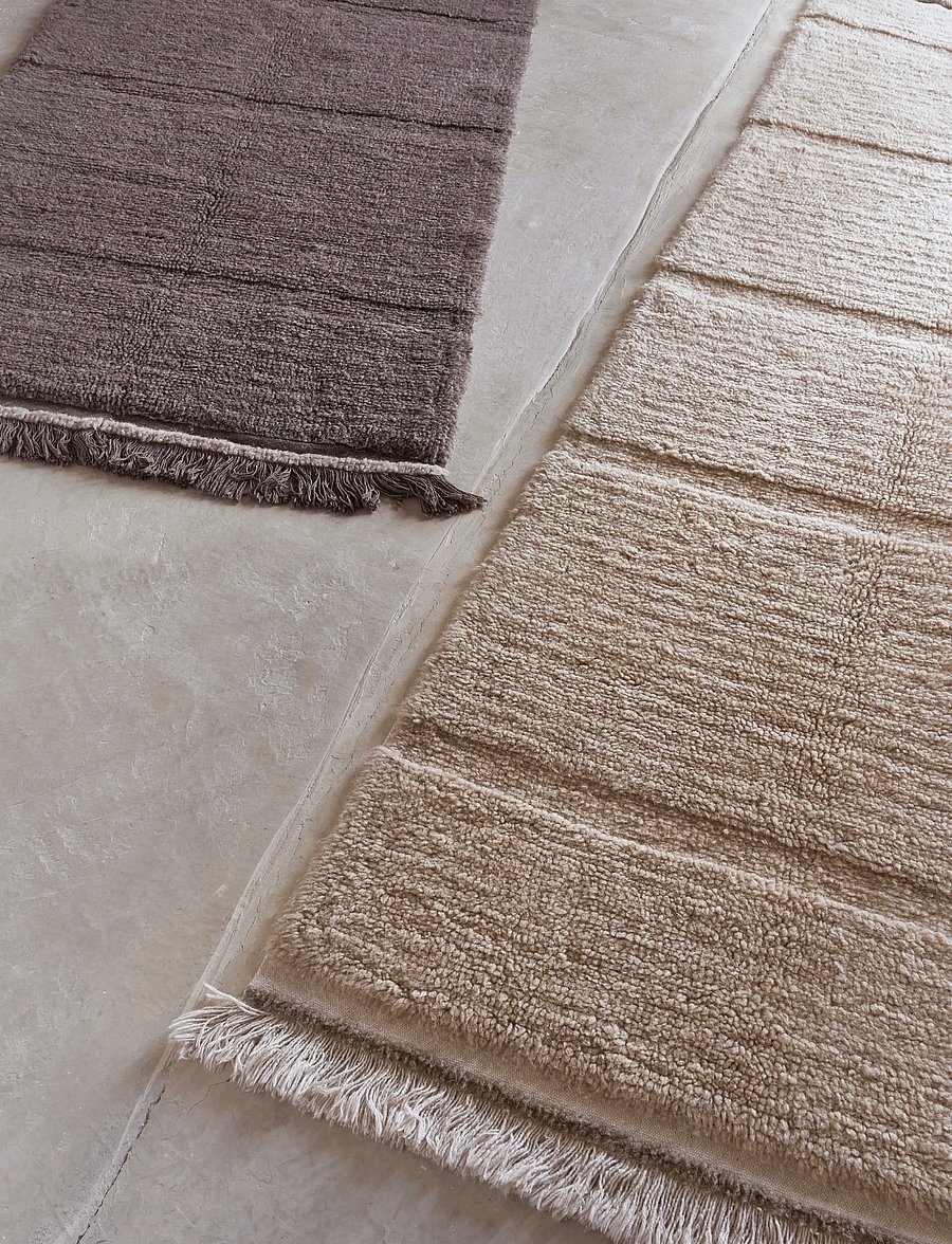 Lorena Canals - Woolable rug Steppe - Sheep Beige - uldtæpper - sheep beige - 3