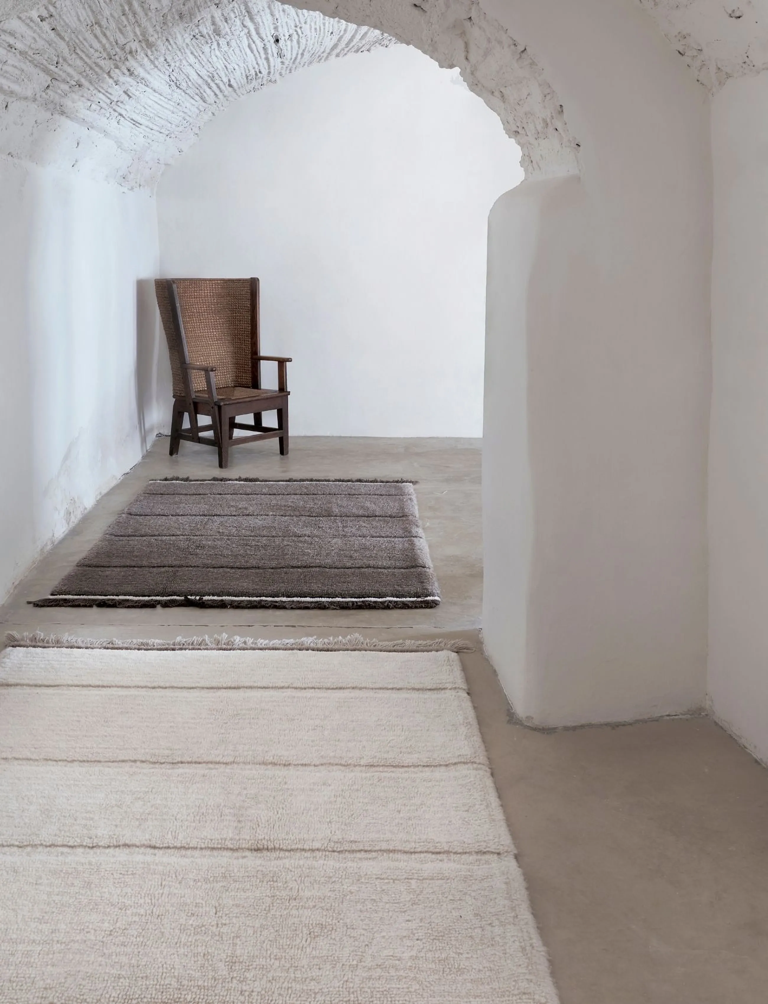 Lorena Canals - Woolable rug Steppe - Sheep White - ullmattor - sheep white - 3