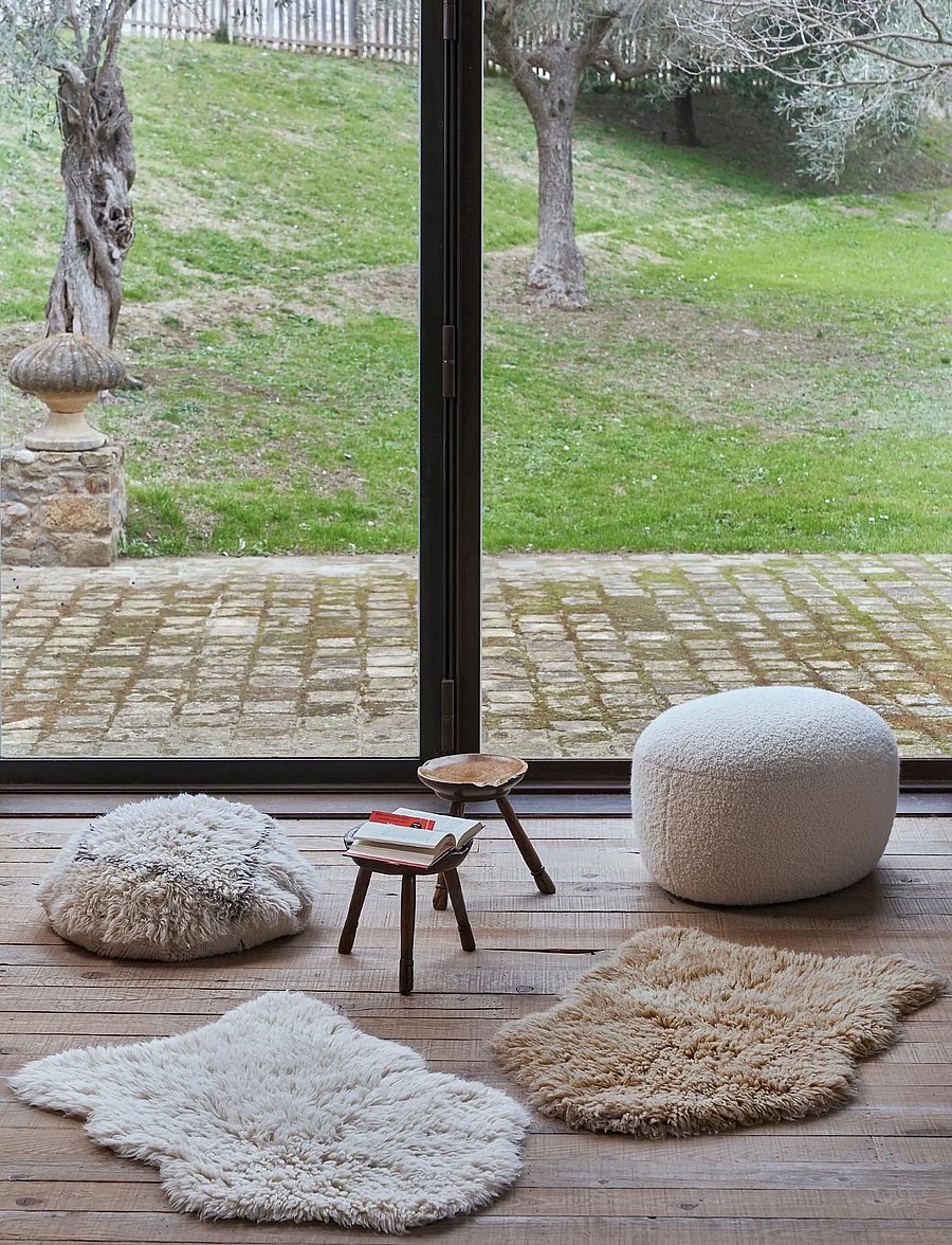 Lorena Canals - Woolable rug Woolly - Sheep Beige - asymmetrische teppiche - sheep beige - 2