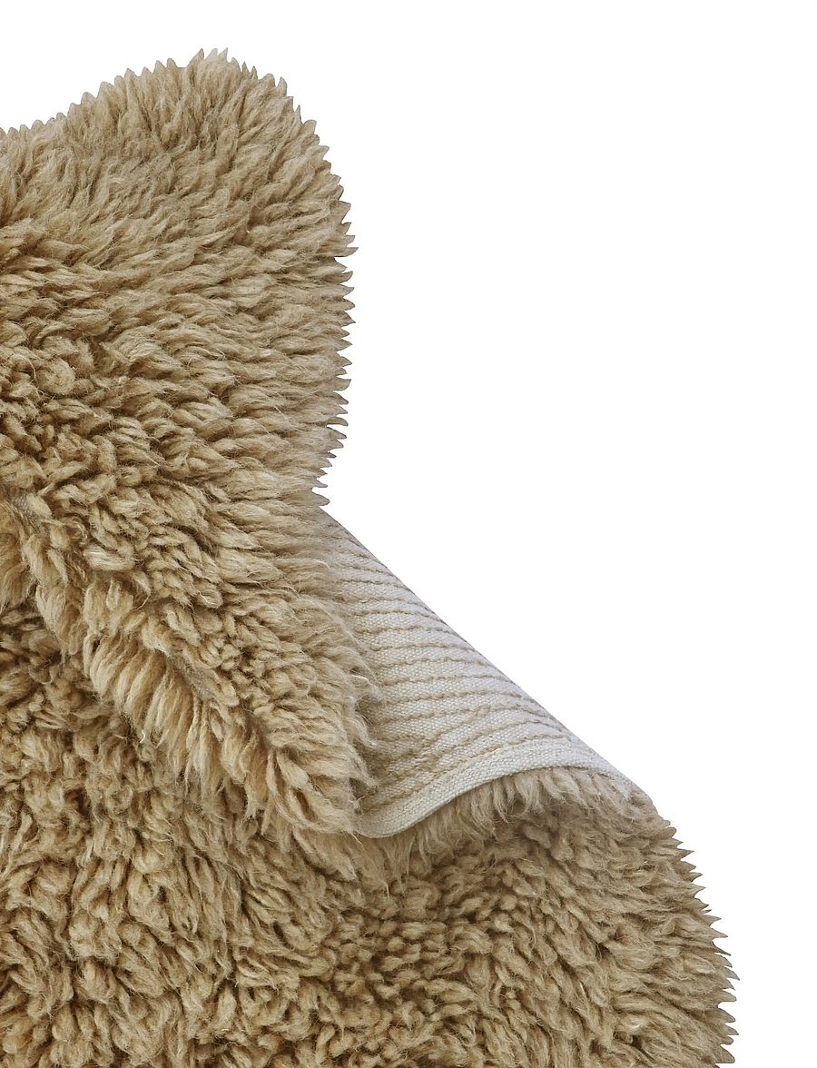 Lorena Canals - Woolable rug Woolly - Sheep Beige - asymmetrische teppiche - sheep beige - 4