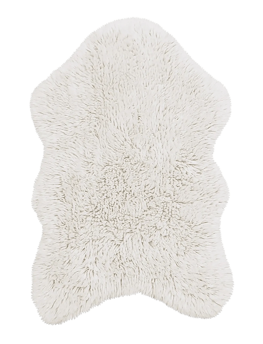 Lorena Canals - Woolable rug Woolly - Sheep White - asymmetrische teppiche - sheep white - 1