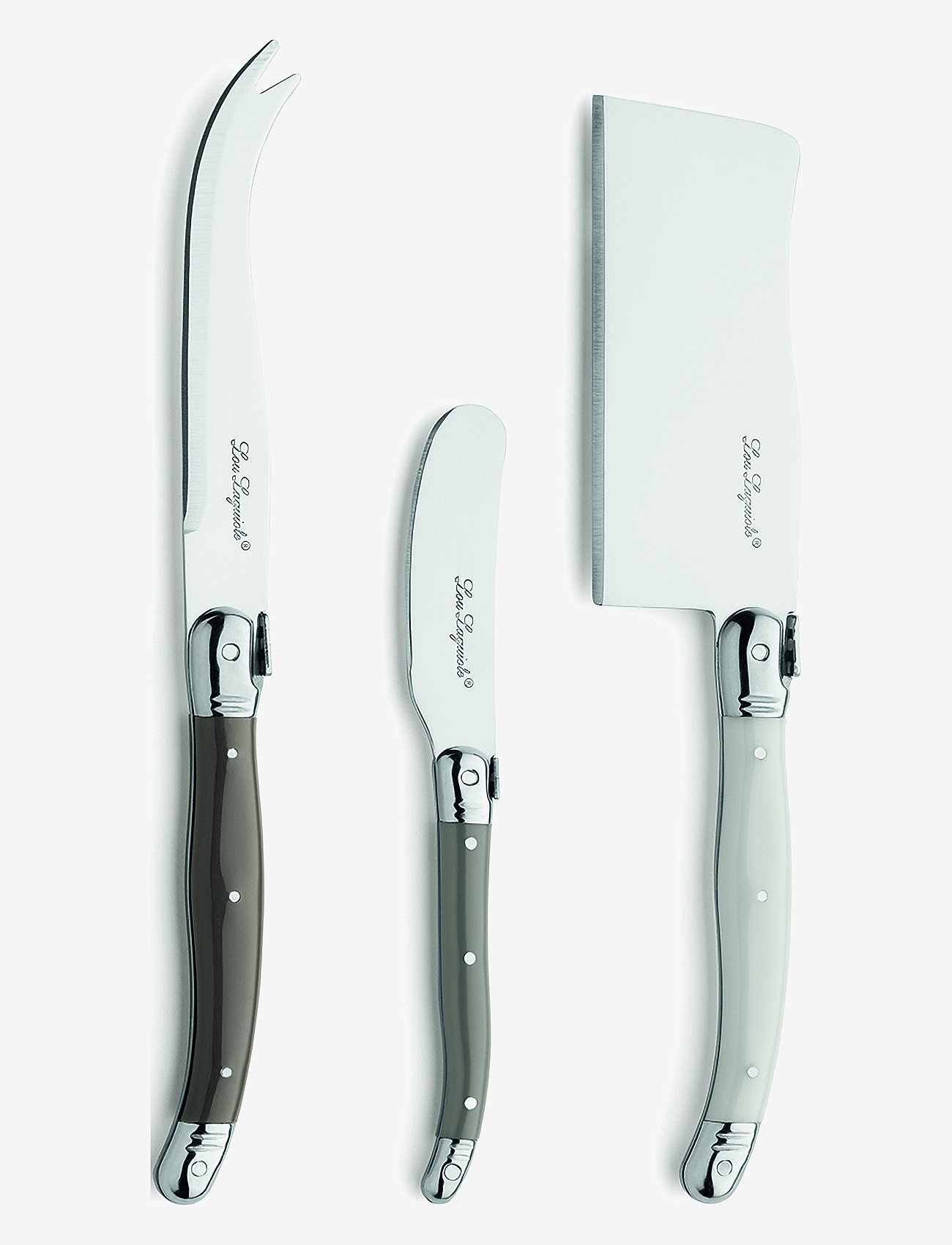 Lou Laguiole - Tradition Cheese Knifes 3-pcs - knivsæt - multi - 0