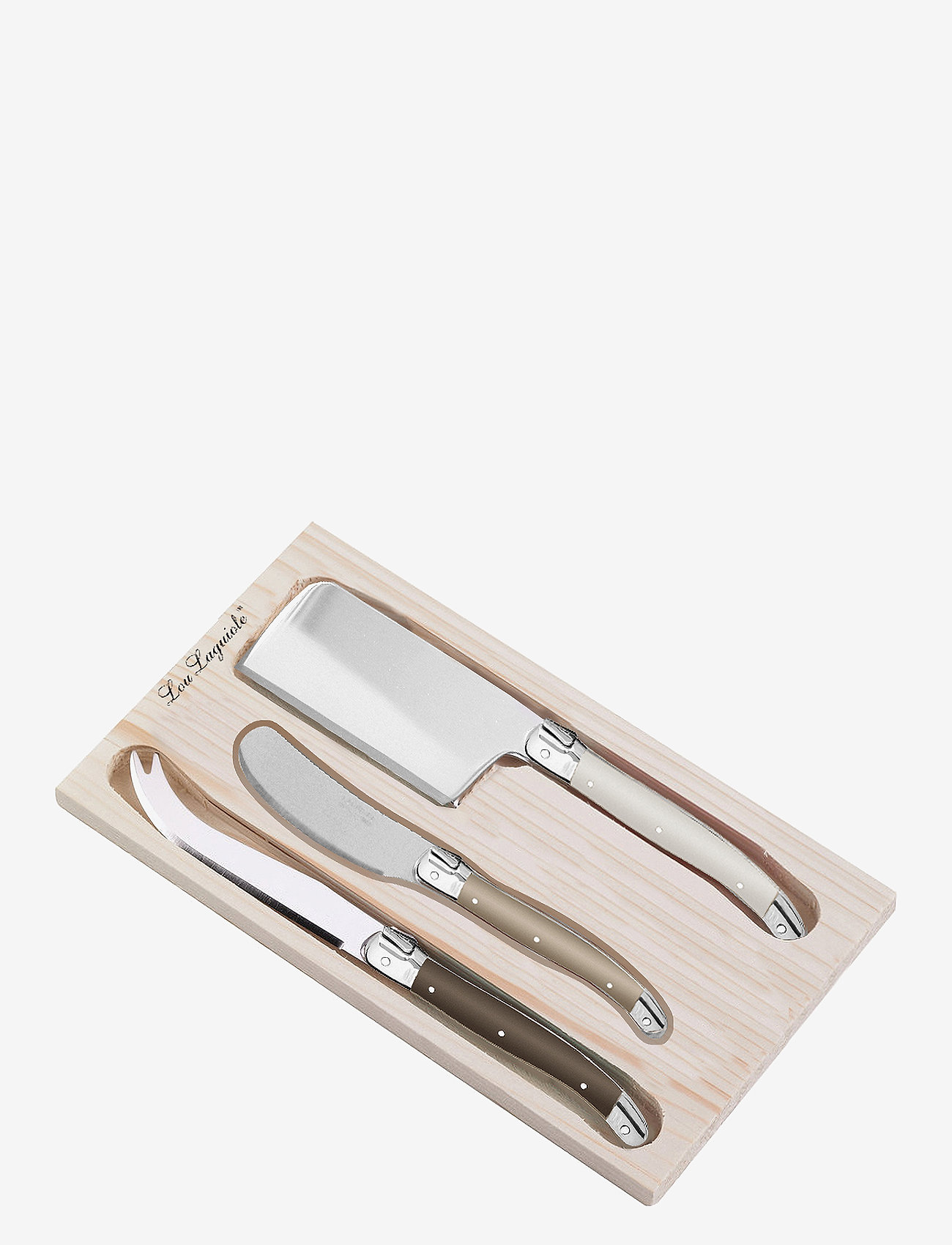 Lou Laguiole - Tradition Cheese Knifes 3-pcs - knivsæt - multi - 1