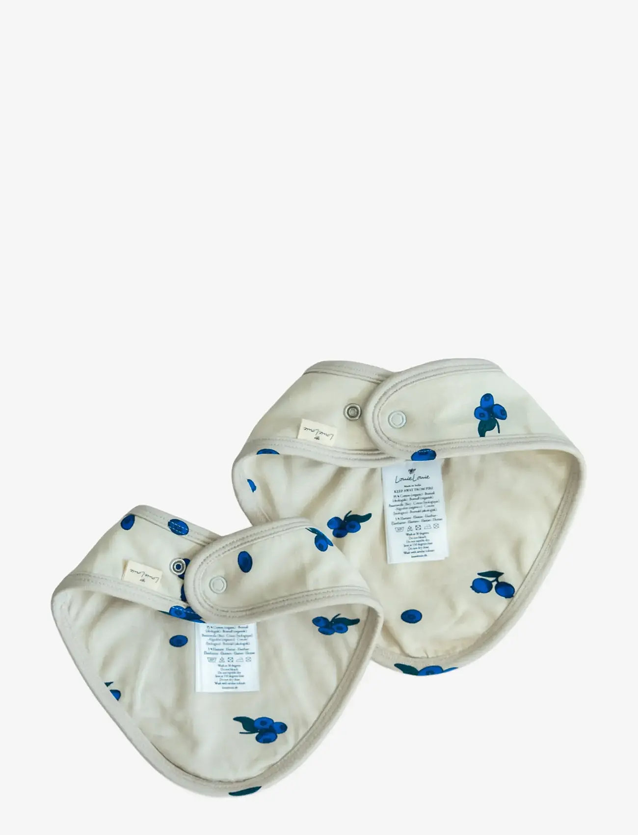 LouieLouie - Bibs -jersey 2 pack - hagesmækker - blueberry - 1