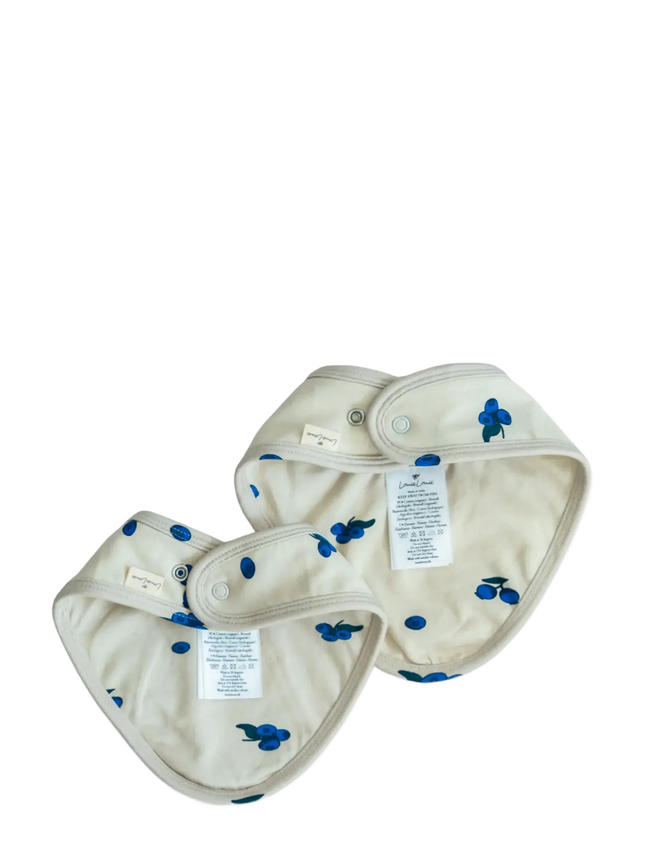 LouieLouie - Bibs -jersey 2 pack - gode sommertilbud - blueberry - 1