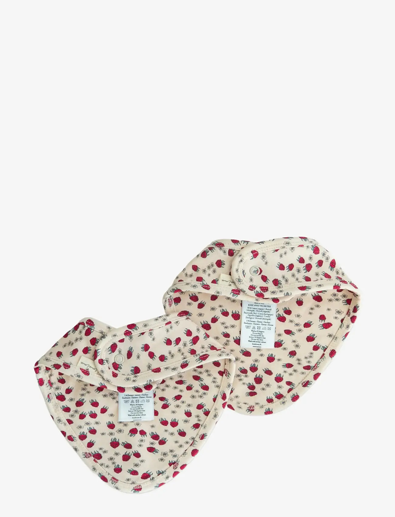 LouieLouie - Bibs -jersey 2 pack - lätzchen - petit raspberries - 1