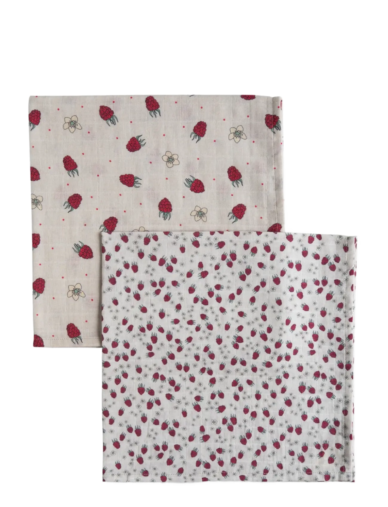 LouieLouie Swaddle -Muslin 2 pack - Pièces en mousseline - RASPEBERRY MIX / pink/rose