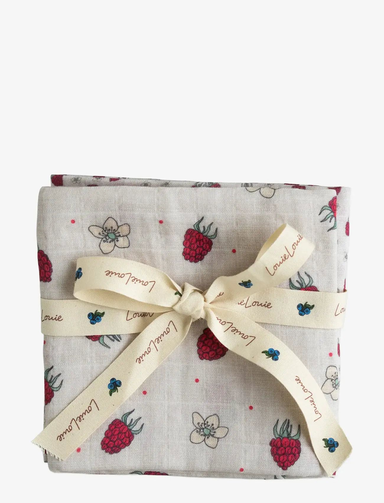 LouieLouie - Swaddle -Muslin 2 pack - musselintæpper - raspeberry mix - 1