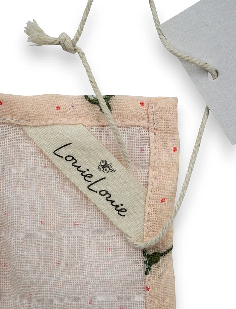 LouieLouie - Swaddle -Muslin 2 pack - muslino antklodės - white flowers rose - 1