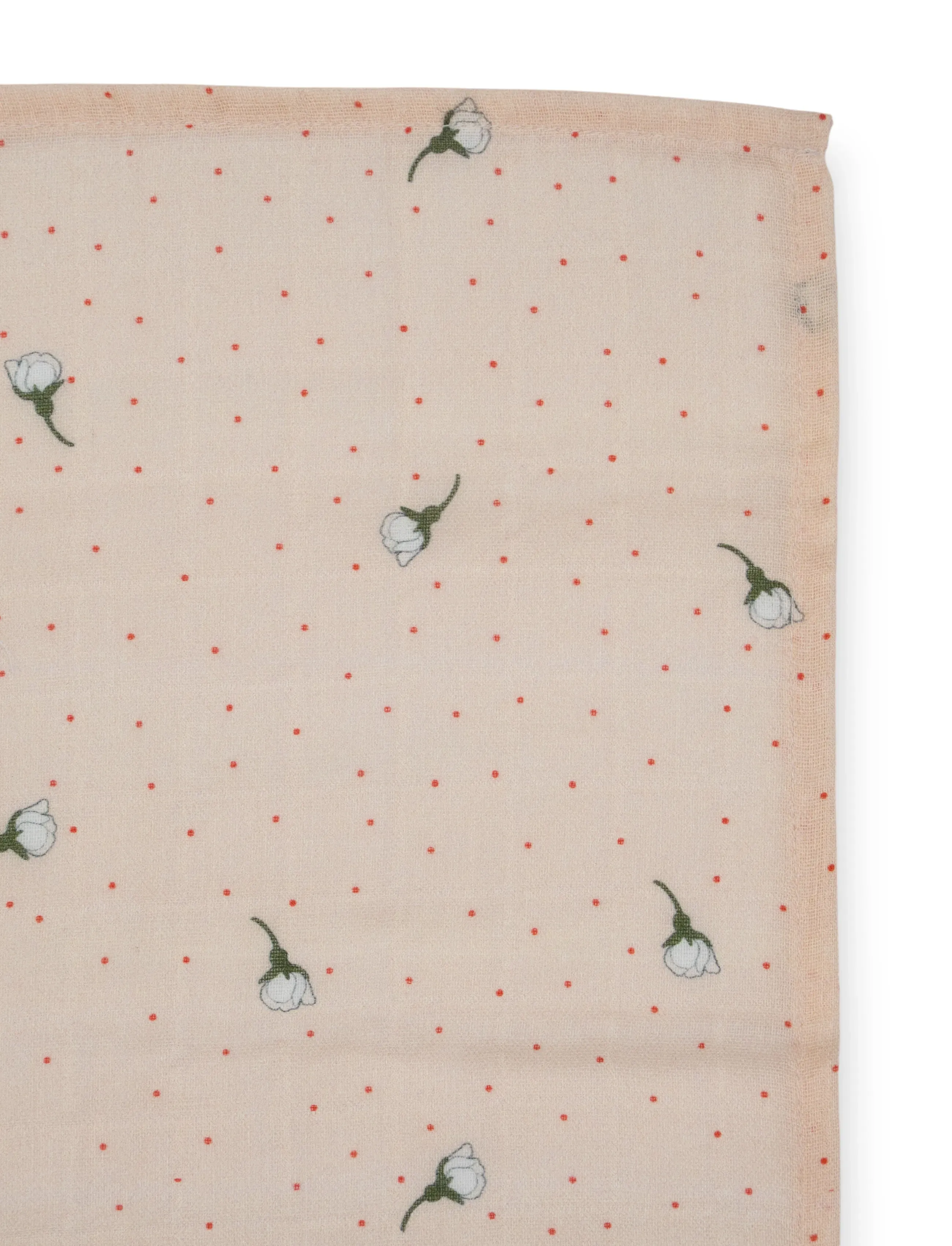 LouieLouie - Swaddle -Muslin 2 pack - mulldecken - white flowers rose - 2