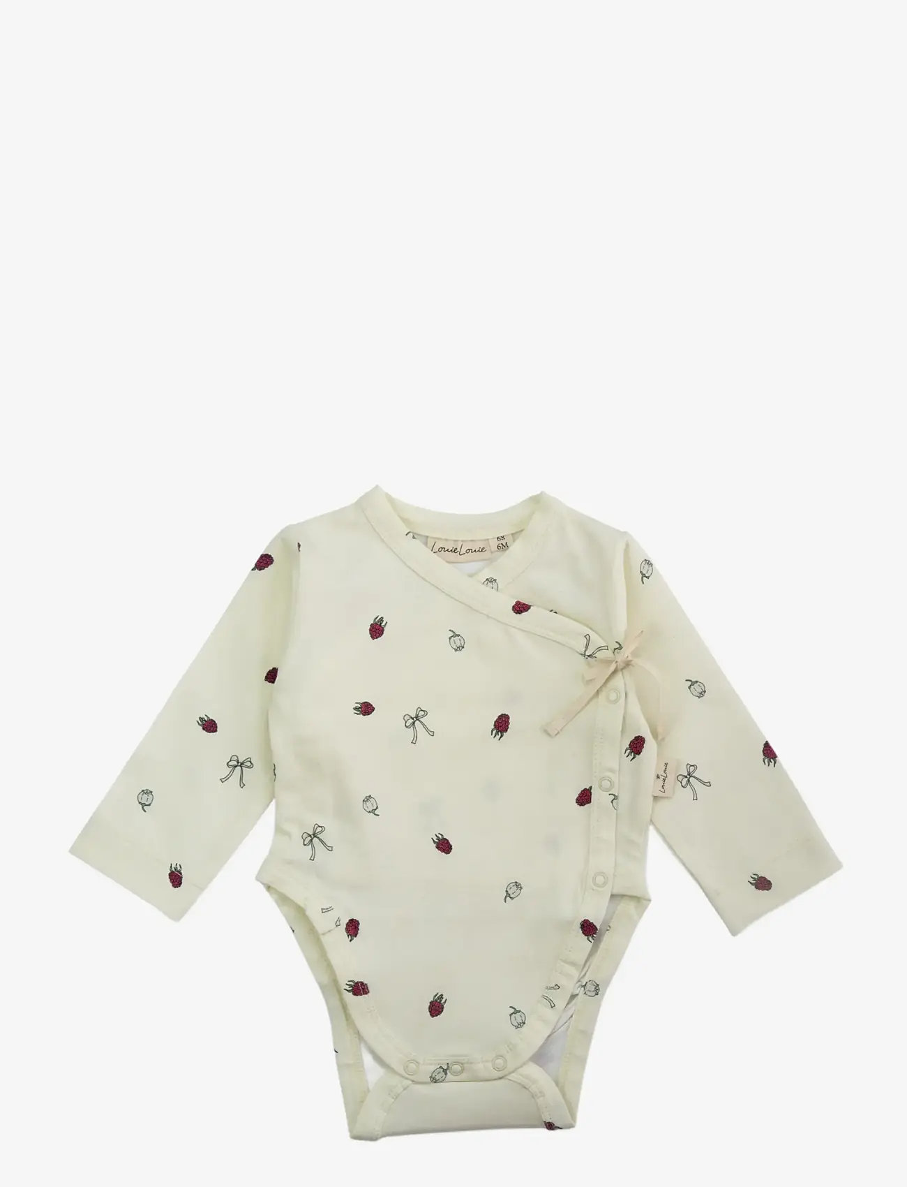 LouieLouie - Wrap body - Jersey - shop efter alder - raspberry and flowers - 0