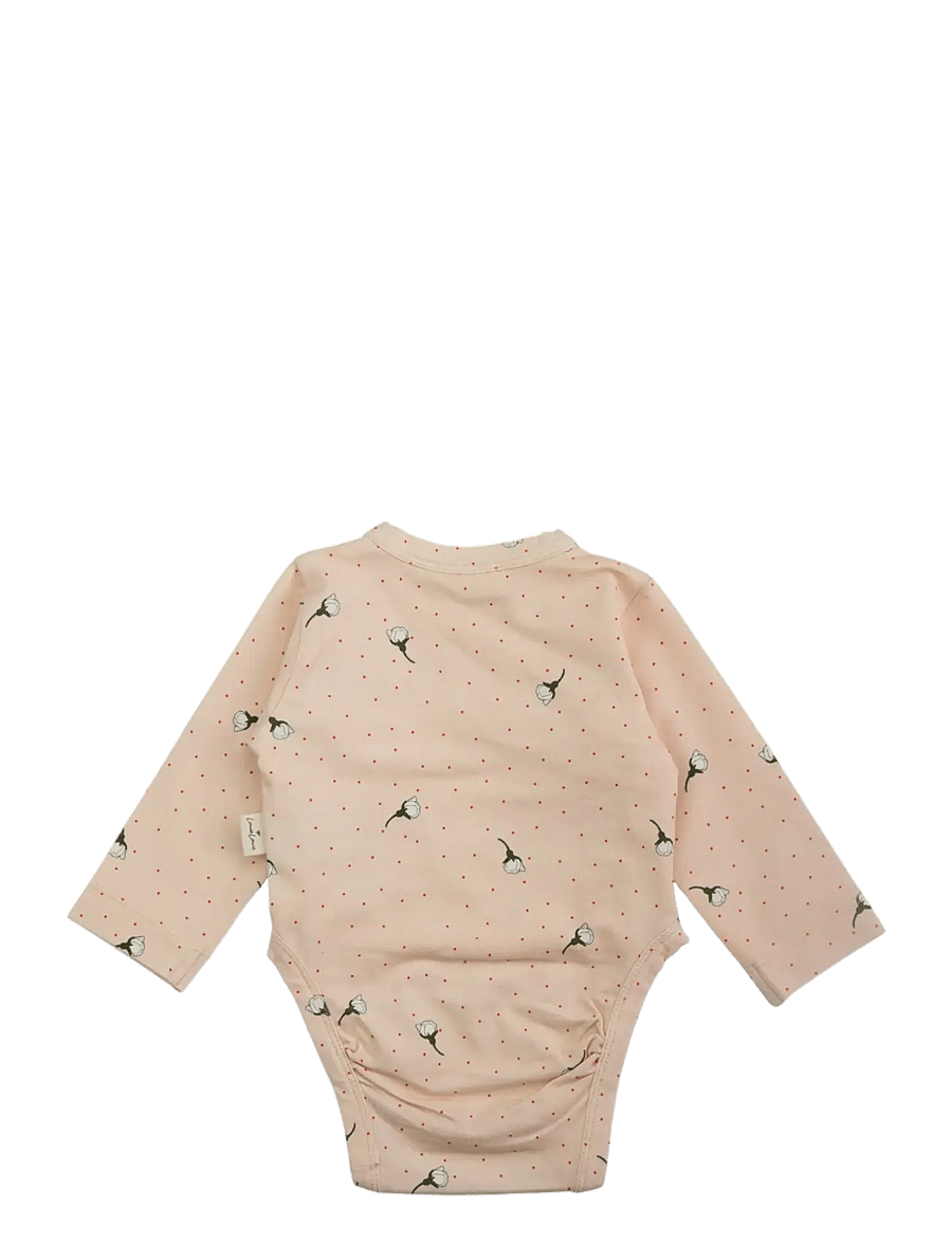 LouieLouie - Wrap body - Jersey - shoppa efter ålder - white flowers rose - 1